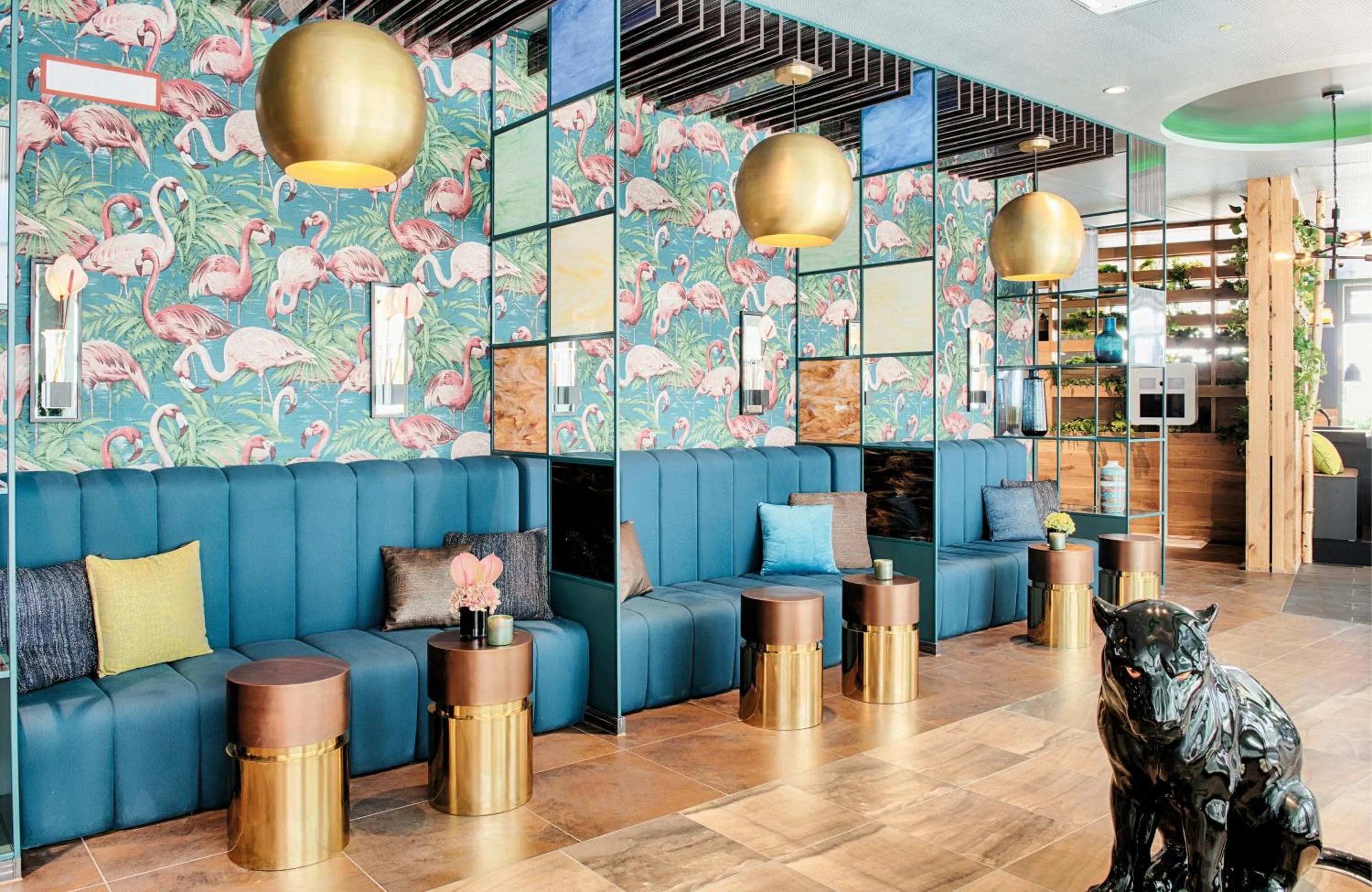 Lobby or reception in NYX Hotel Munich by Leonardo Hotels