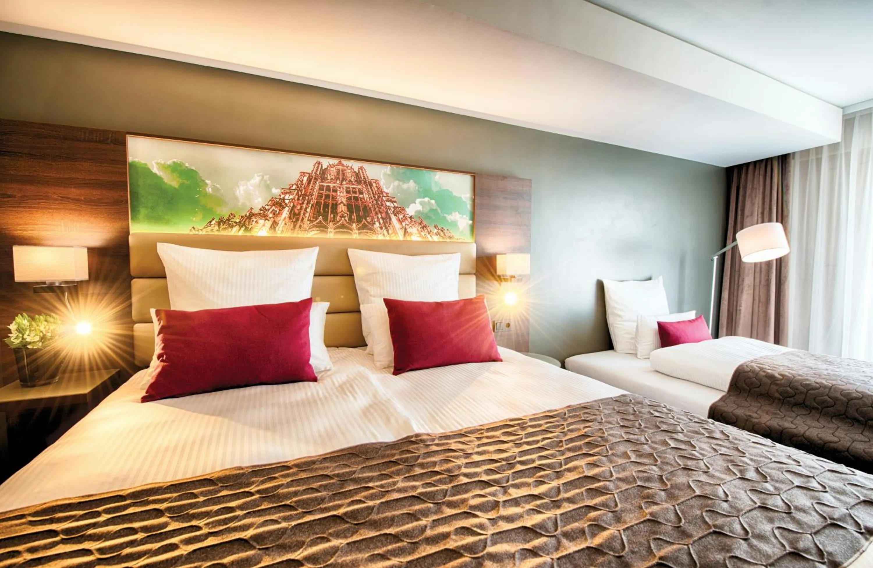 Photo of the whole room, Bed in Leonardo Royal Hotel Ulm