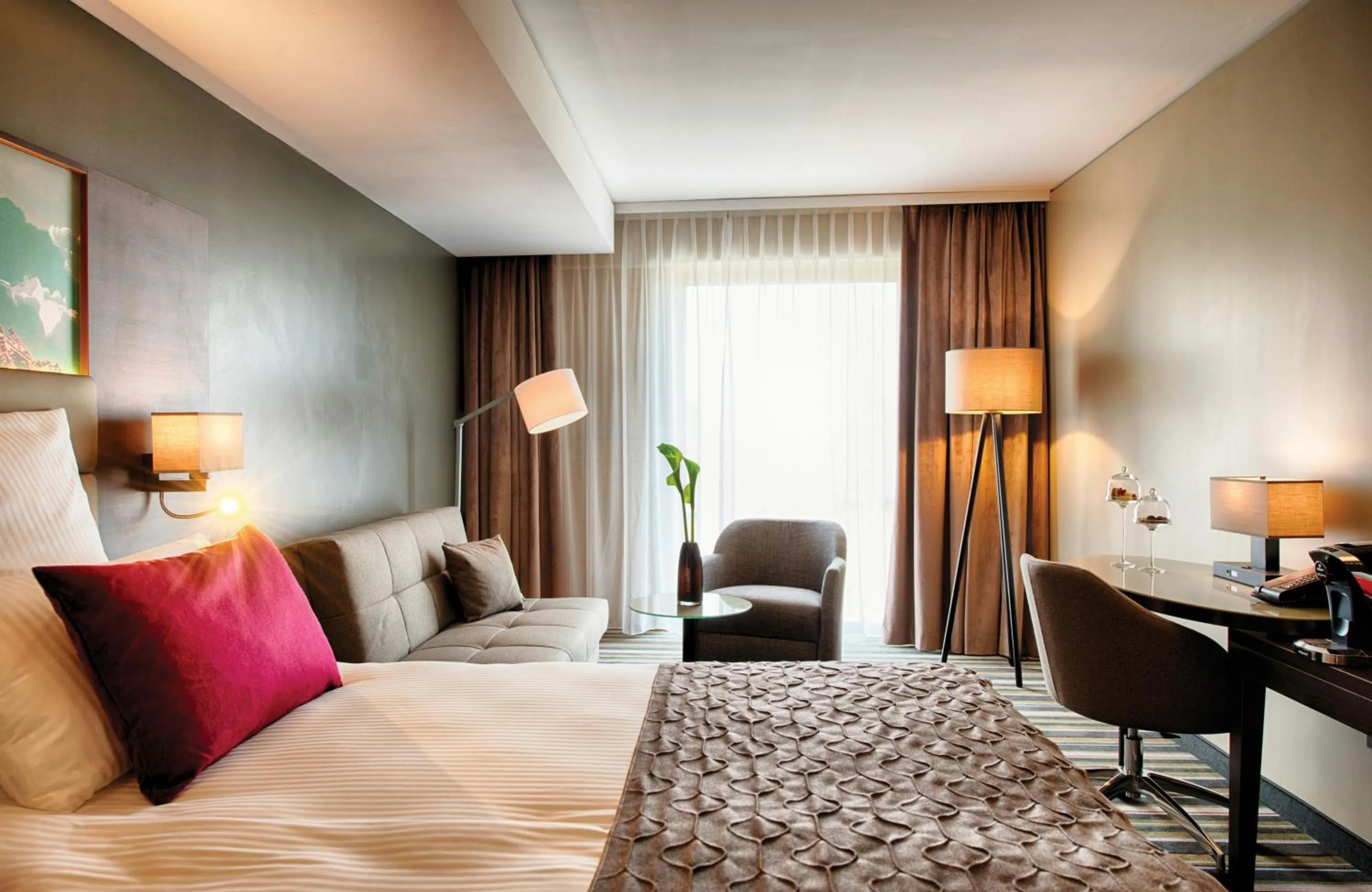 Photo of the whole room, Bed in Leonardo Royal Hotel Ulm