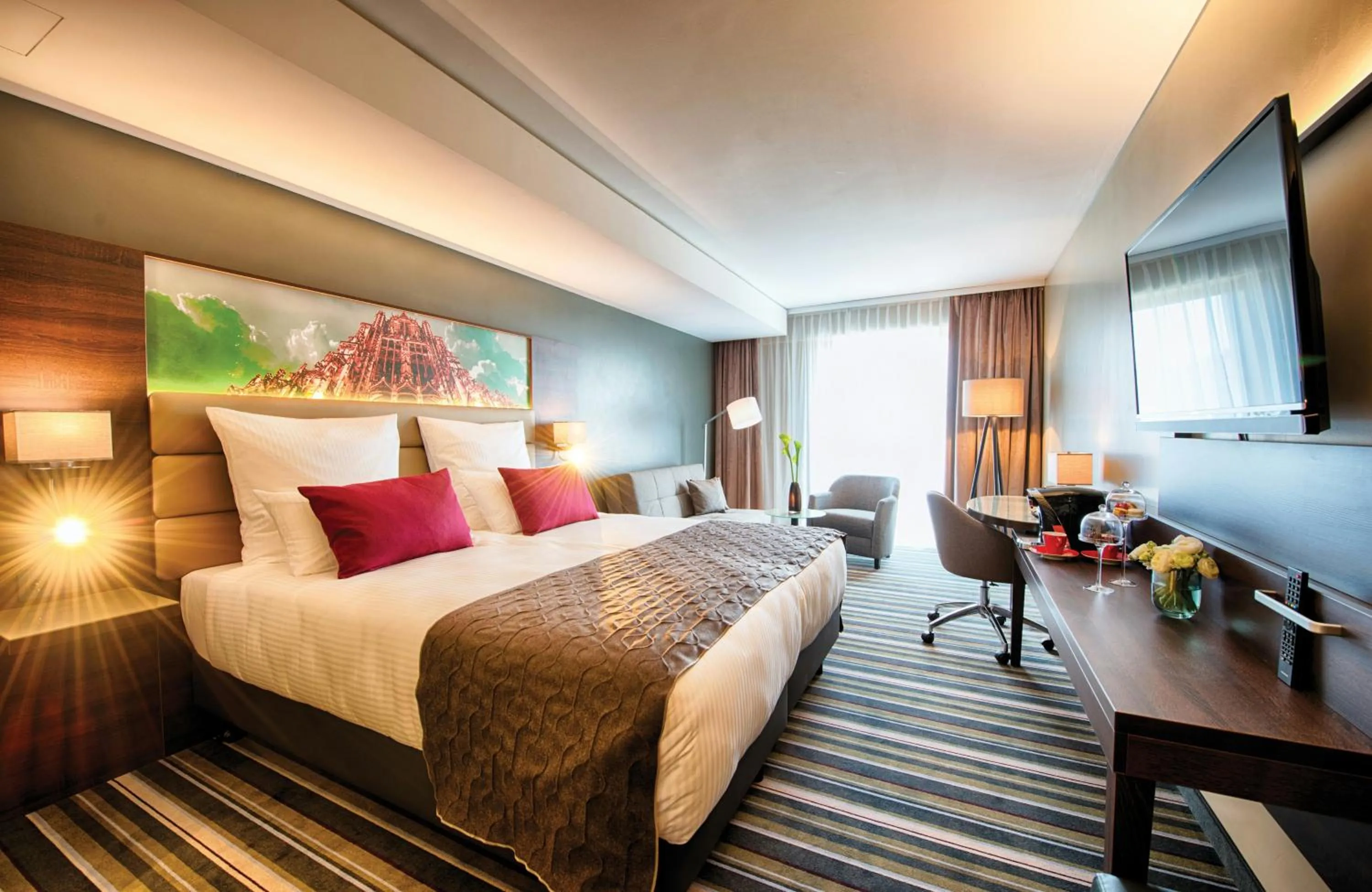 Photo of the whole room, Bed in Leonardo Royal Hotel Ulm