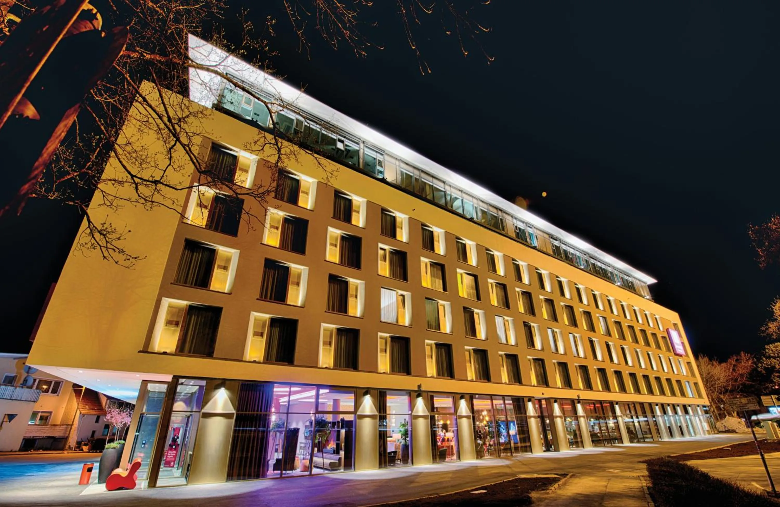 Property building in Leonardo Royal Hotel Ulm
