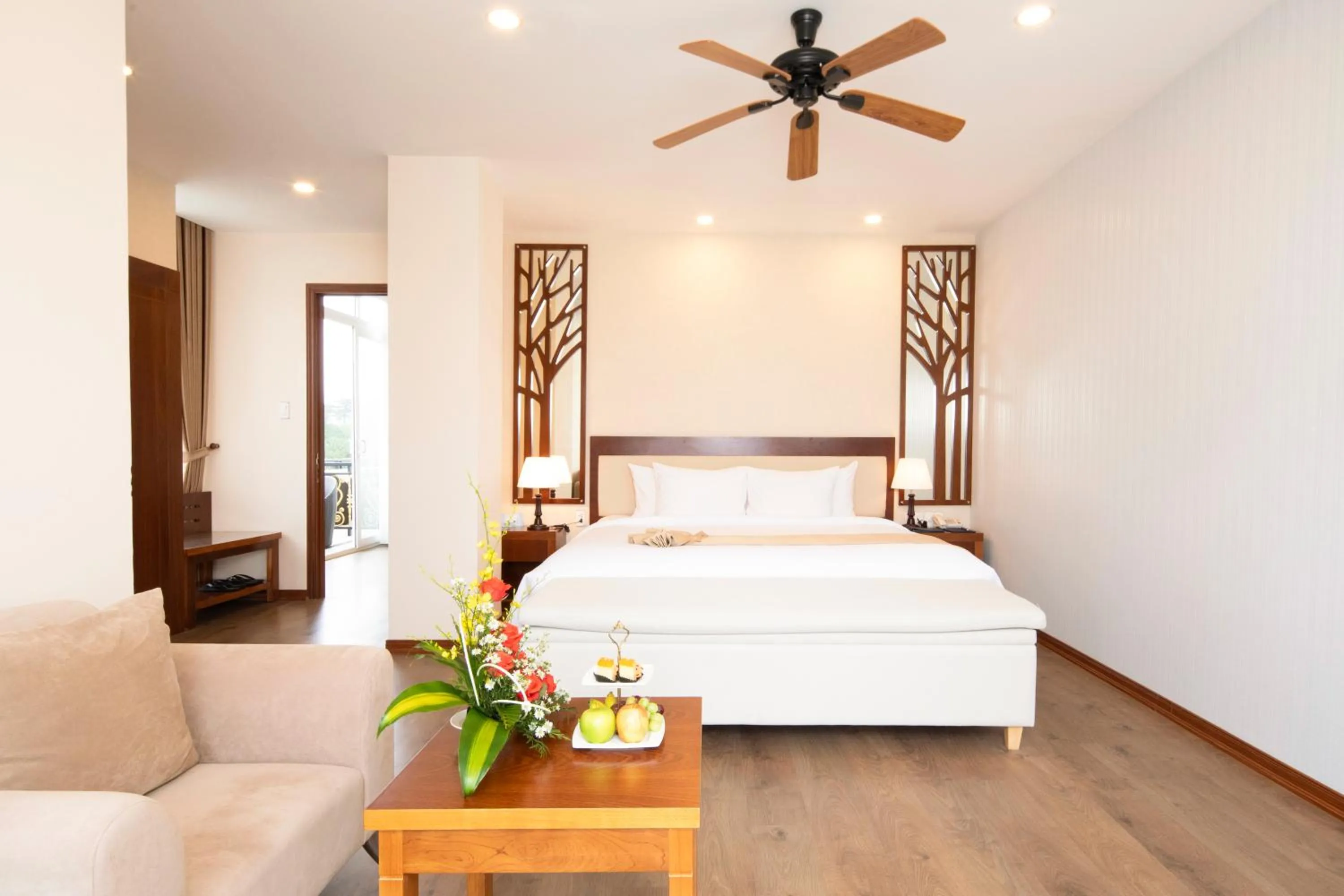 Bed in Ladalat Hotel