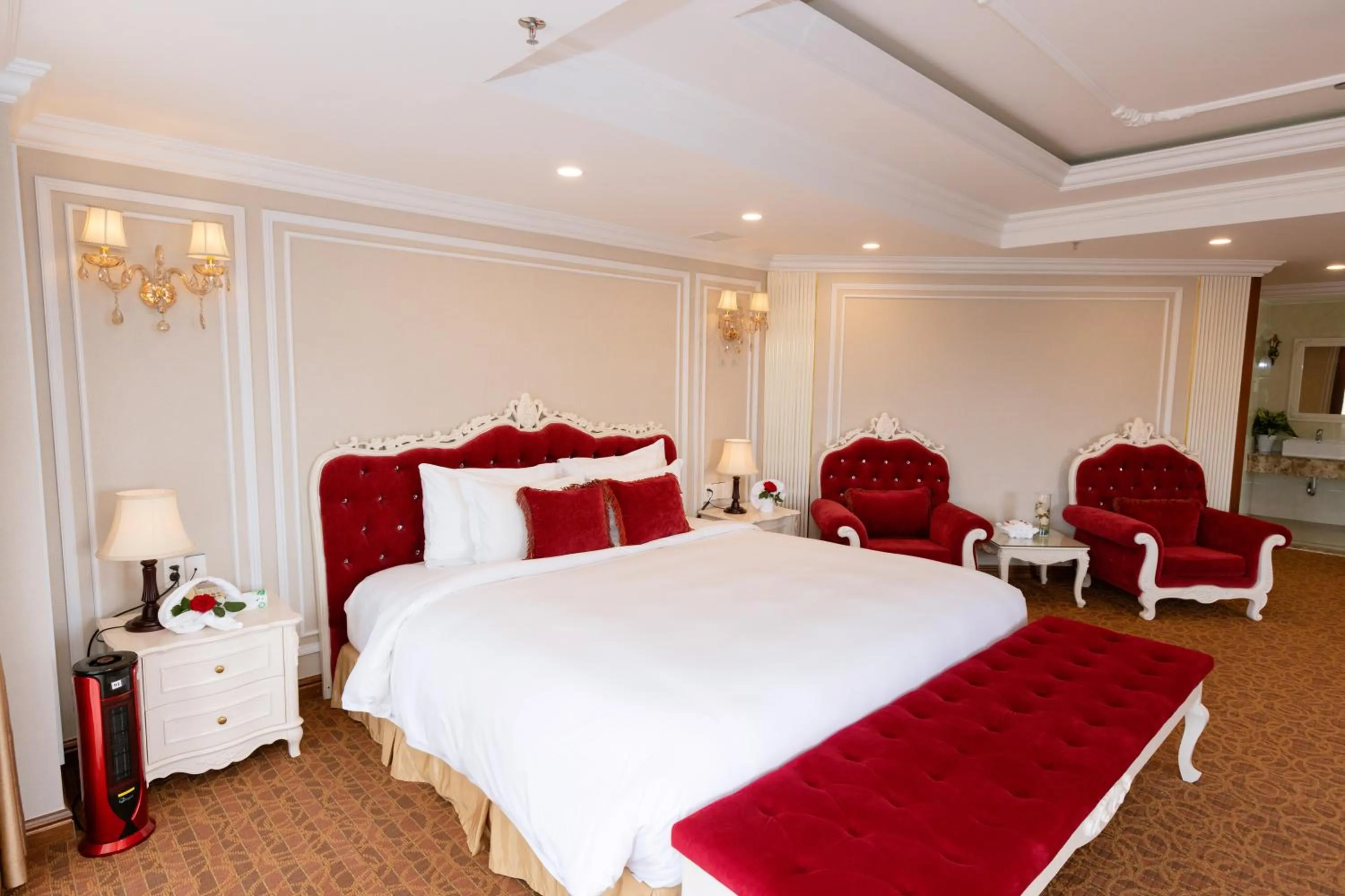 Bed in Ladalat Hotel