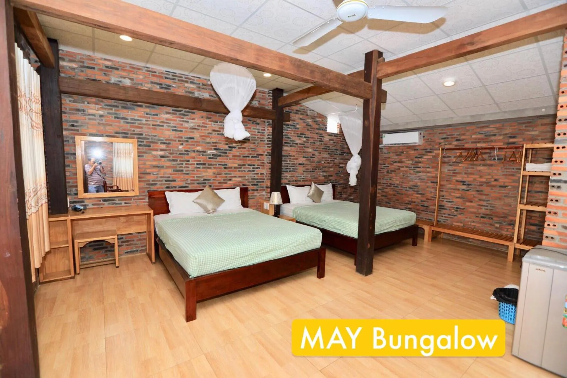 Bed in MAY Bungalow