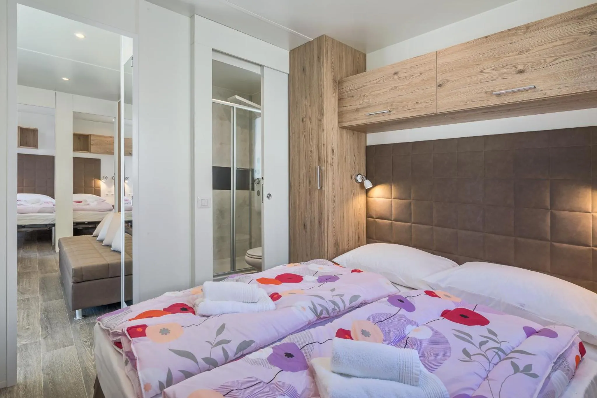 Bed in Mobile Homes Camping Santa Marina, Lanterna