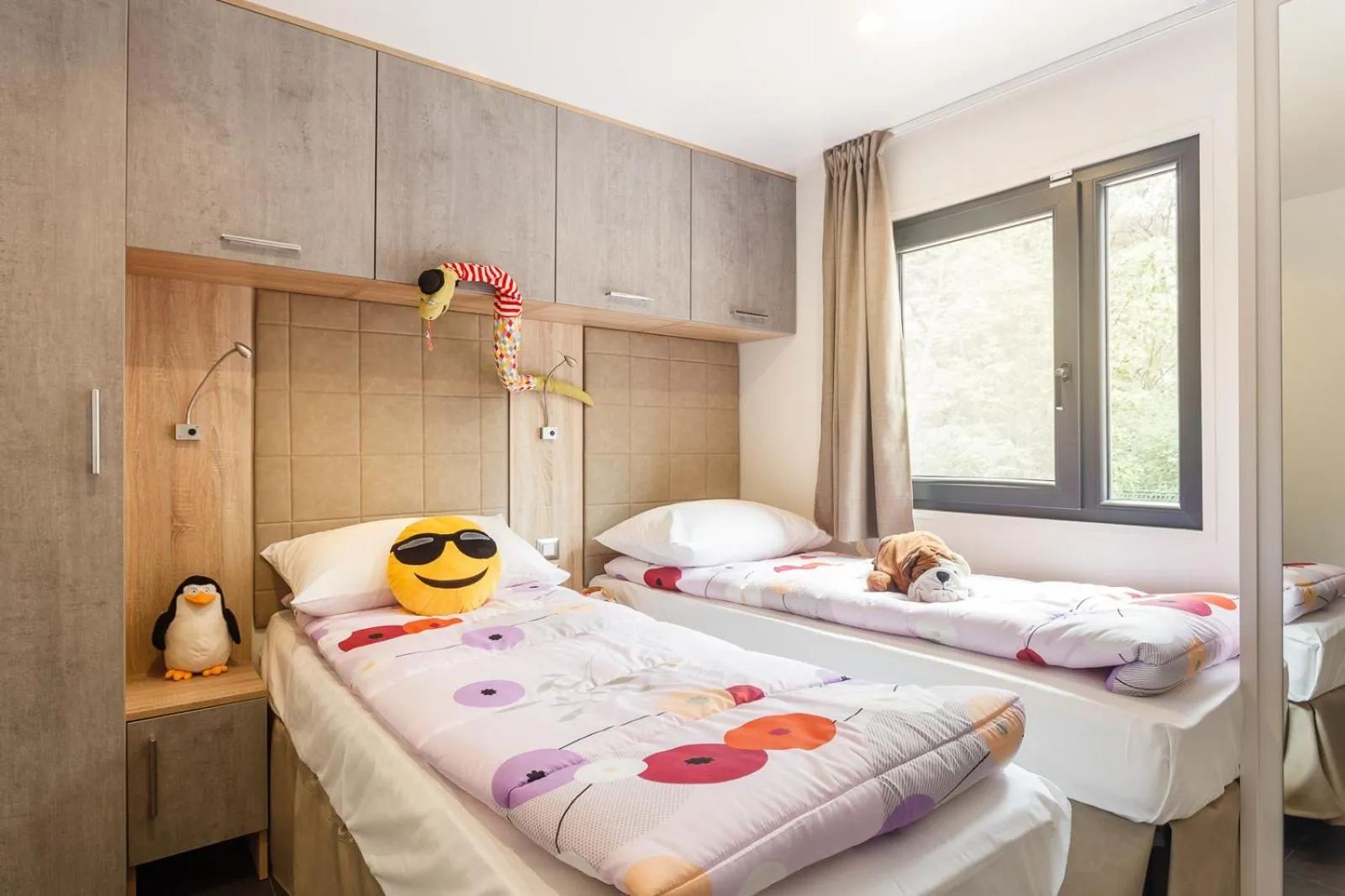 Bed in Mobile Homes Camping Santa Marina, Lanterna