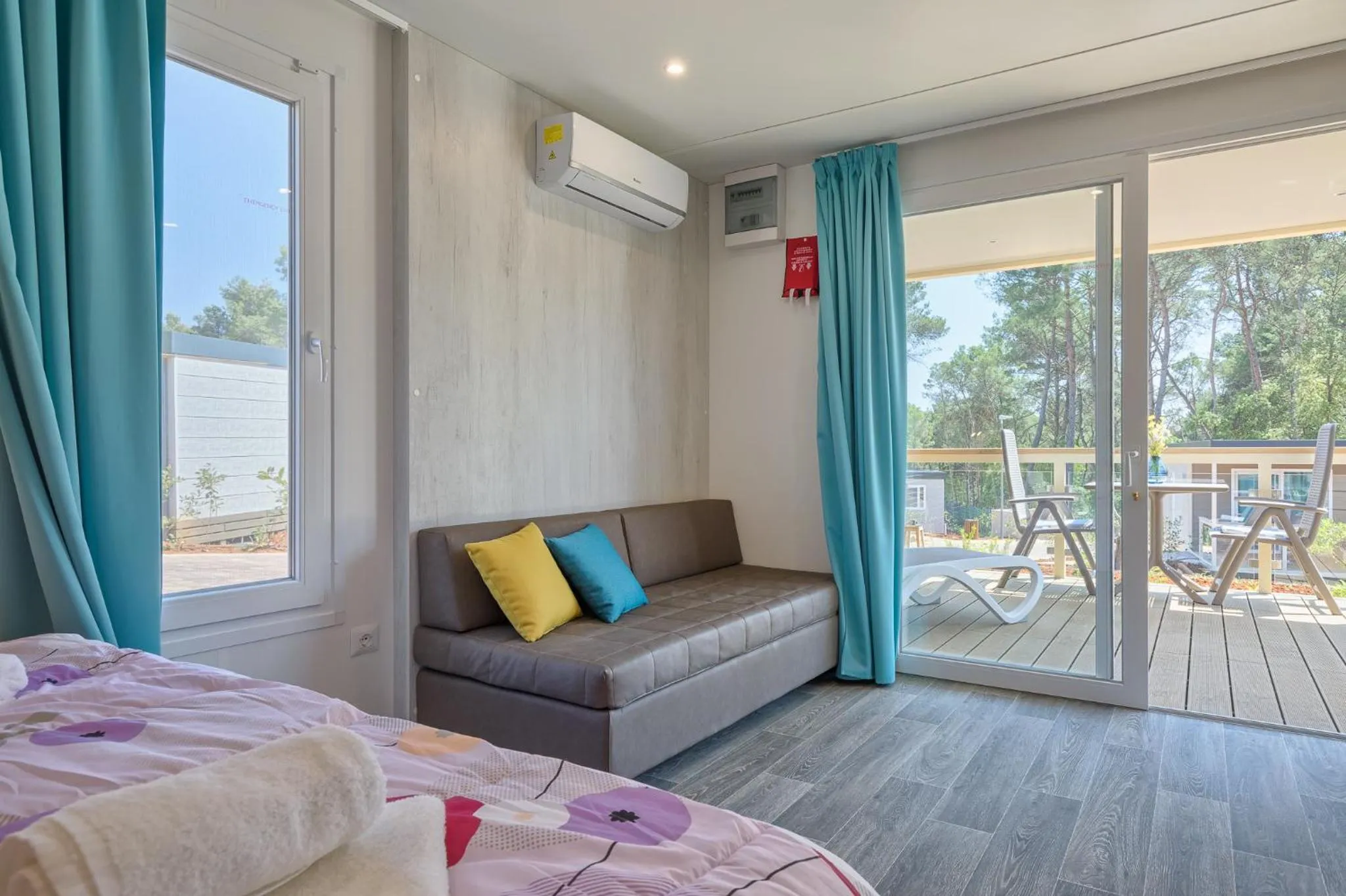 Bed in Mobile Homes Camping Santa Marina, Lanterna