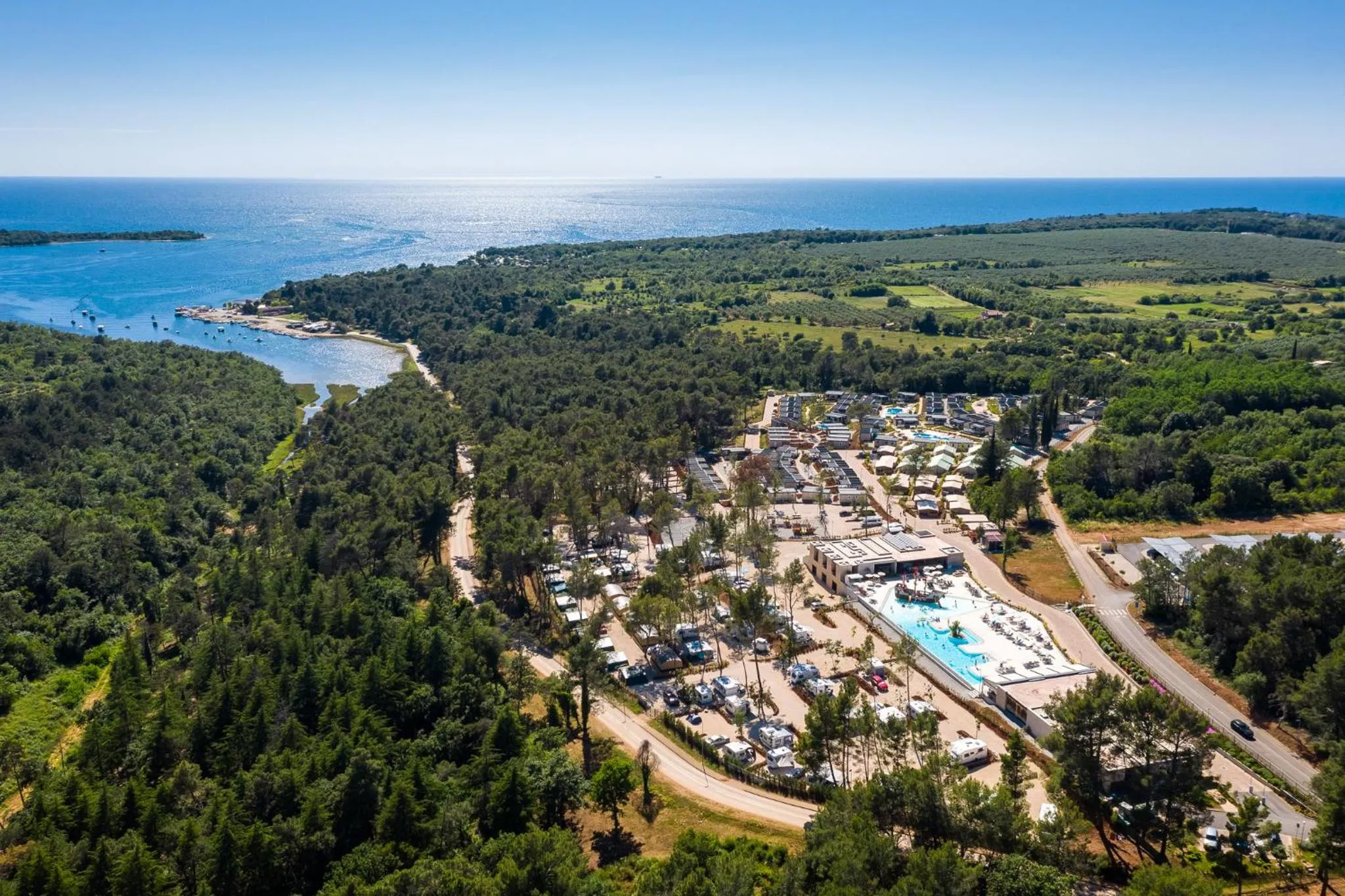 Bird's eye view in Mobile Homes Camping Santa Marina, Lanterna