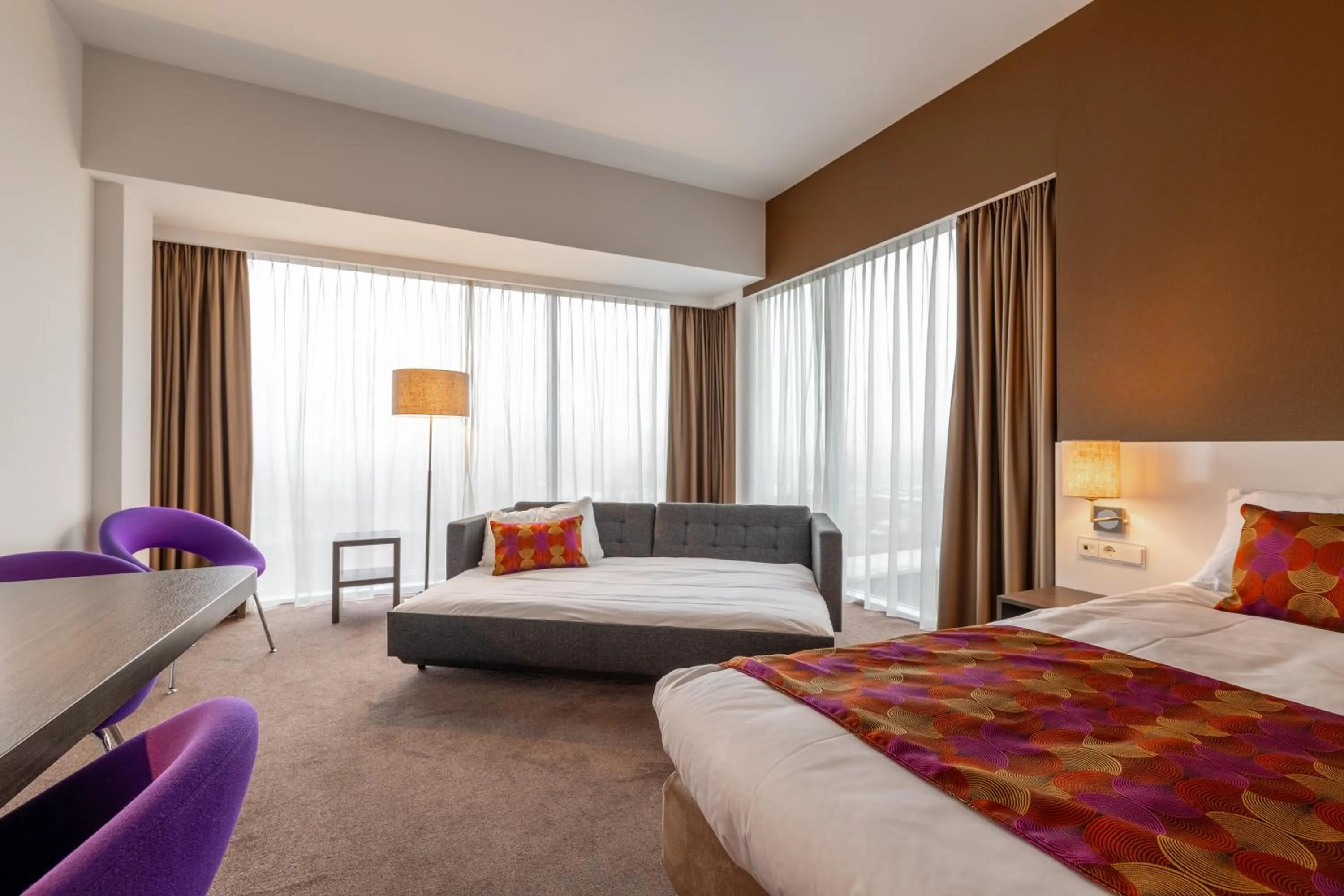 Bed in Hotel Lumen Zwolle