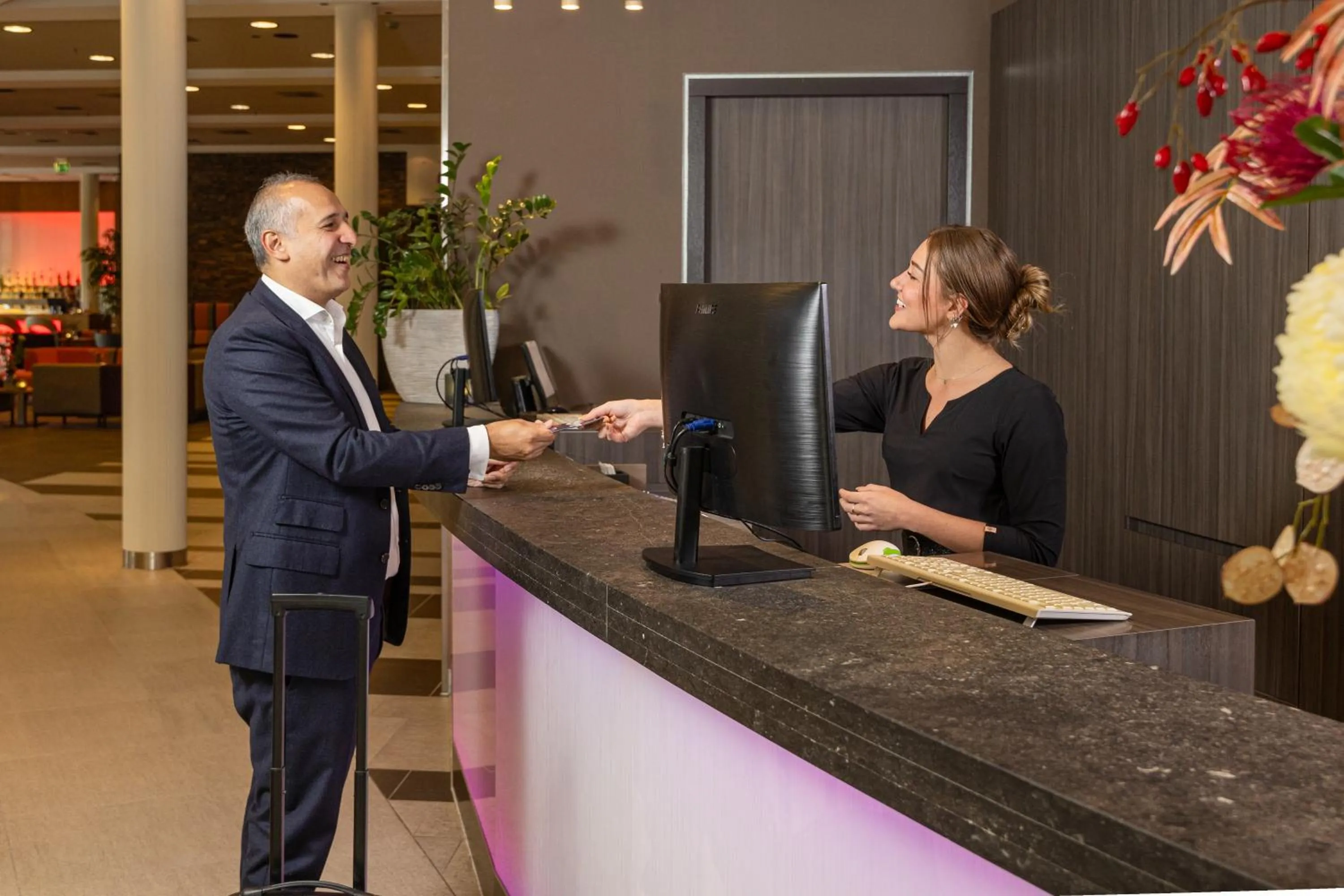 Lobby or reception in Hotel Lumen Zwolle