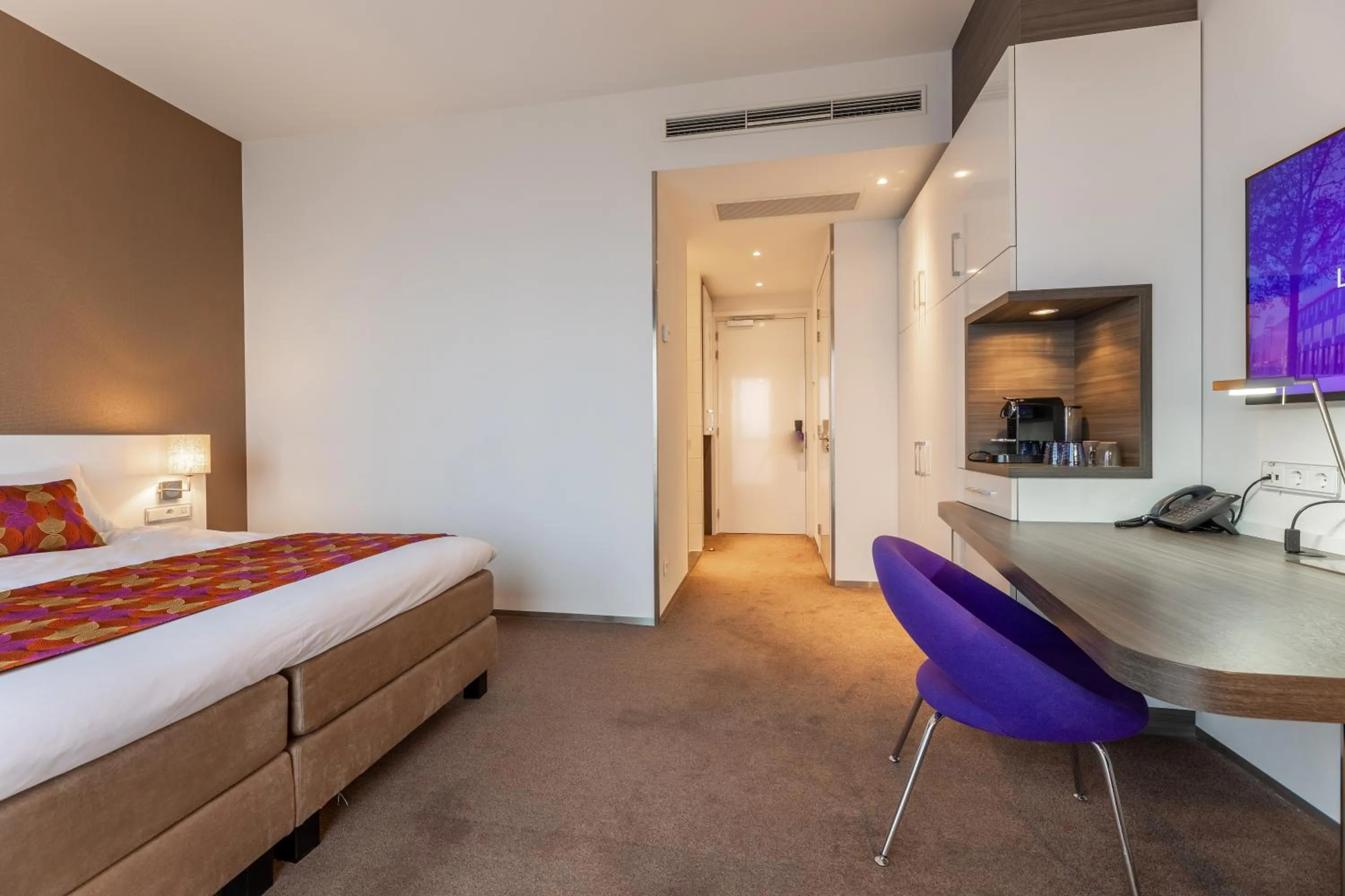 Bed in Hotel Lumen Zwolle