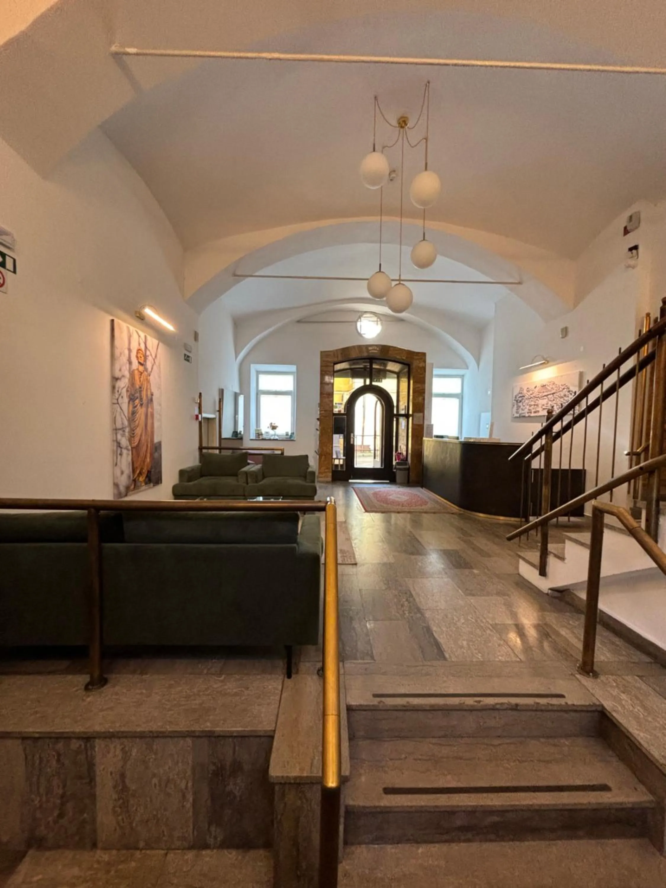 Lobby or reception in Hotel Emonec