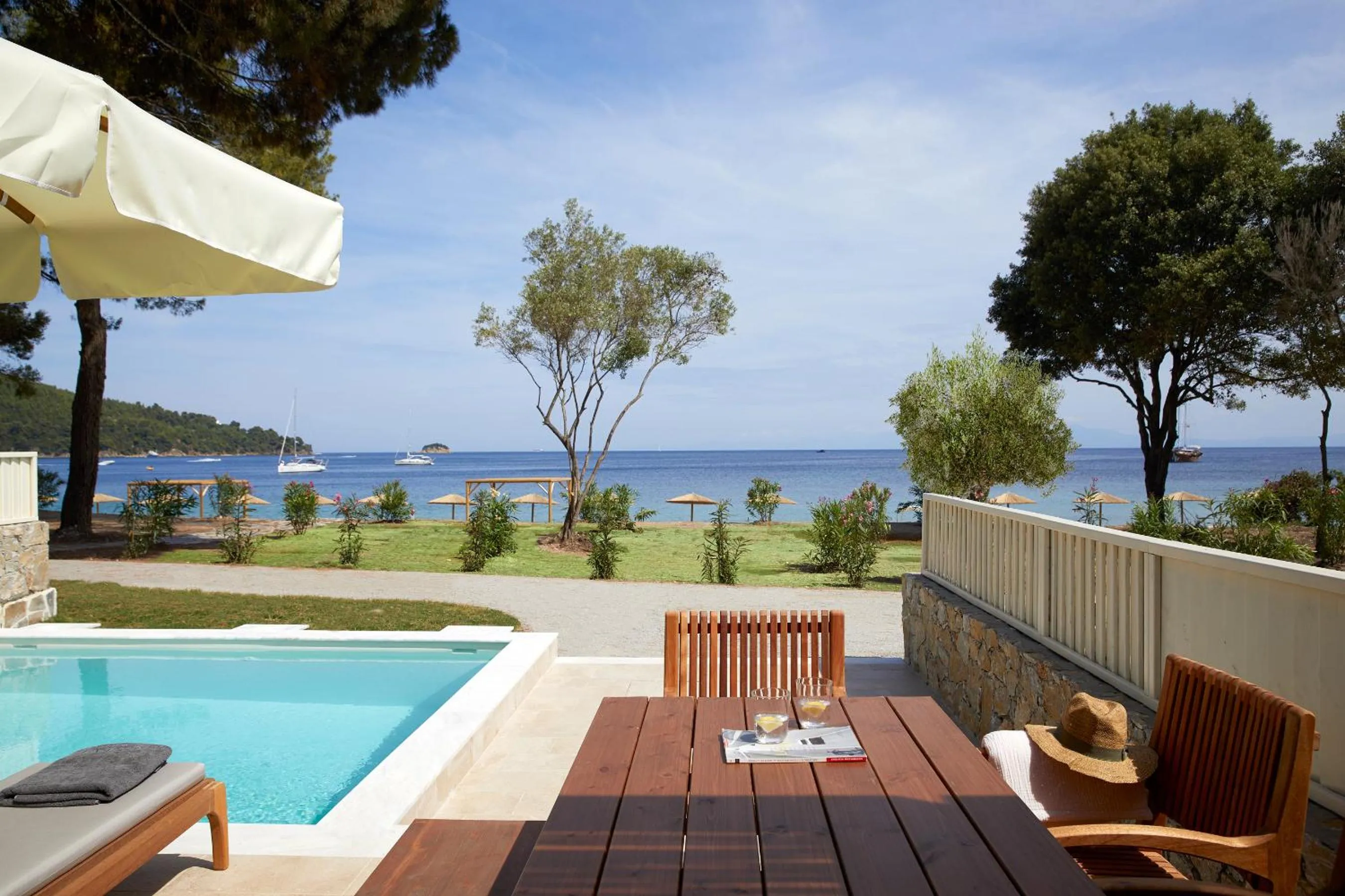 Balcony/Terrace in ELIVI Skiathos