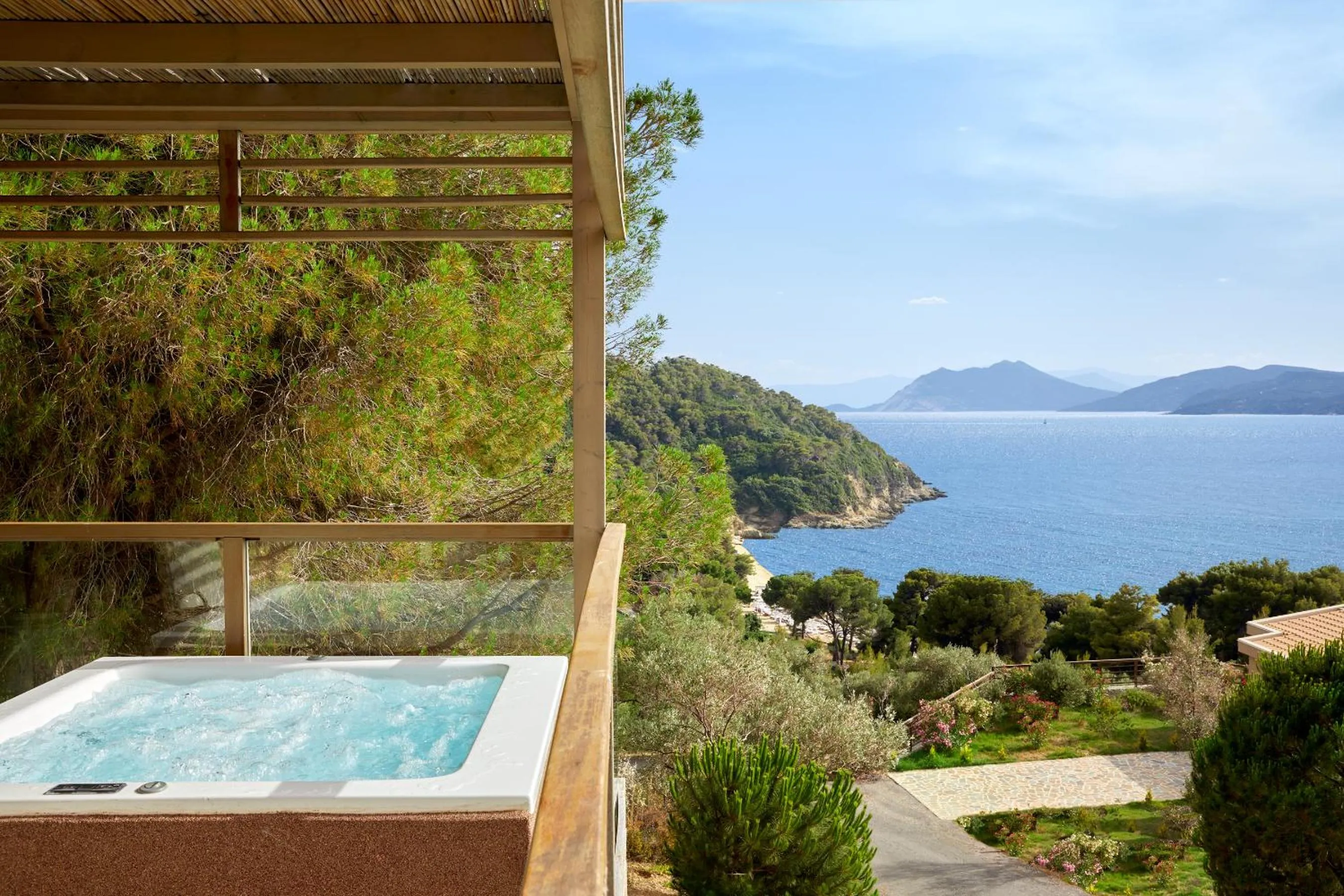 Hot Tub in ELIVI Skiathos