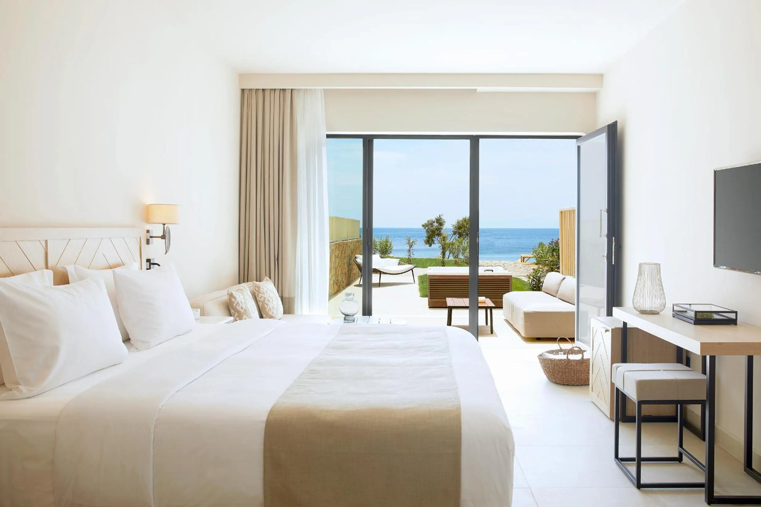 Bedroom, Bed in ELIVI Skiathos