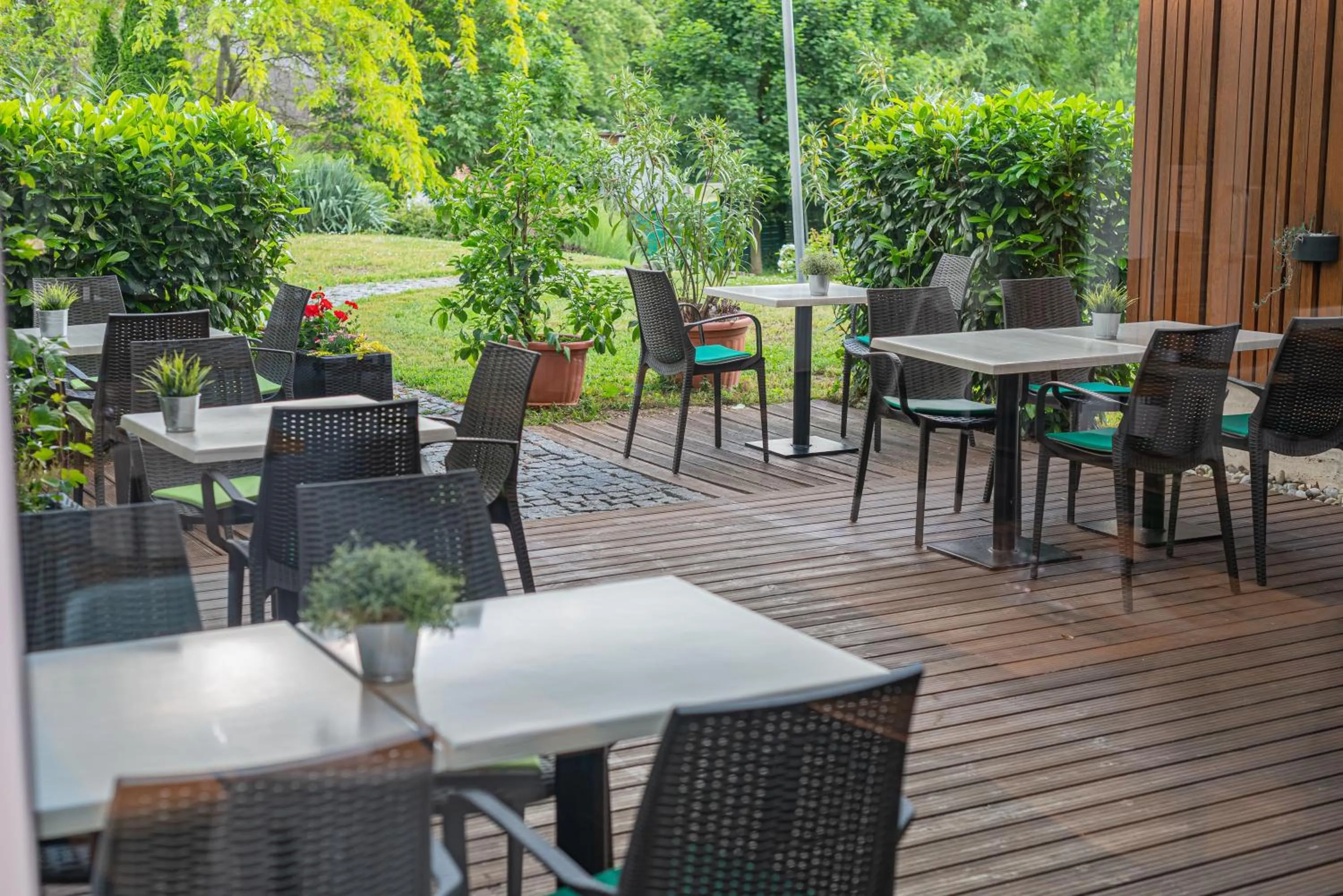 Patio in Hotel Bonvino Badacsony