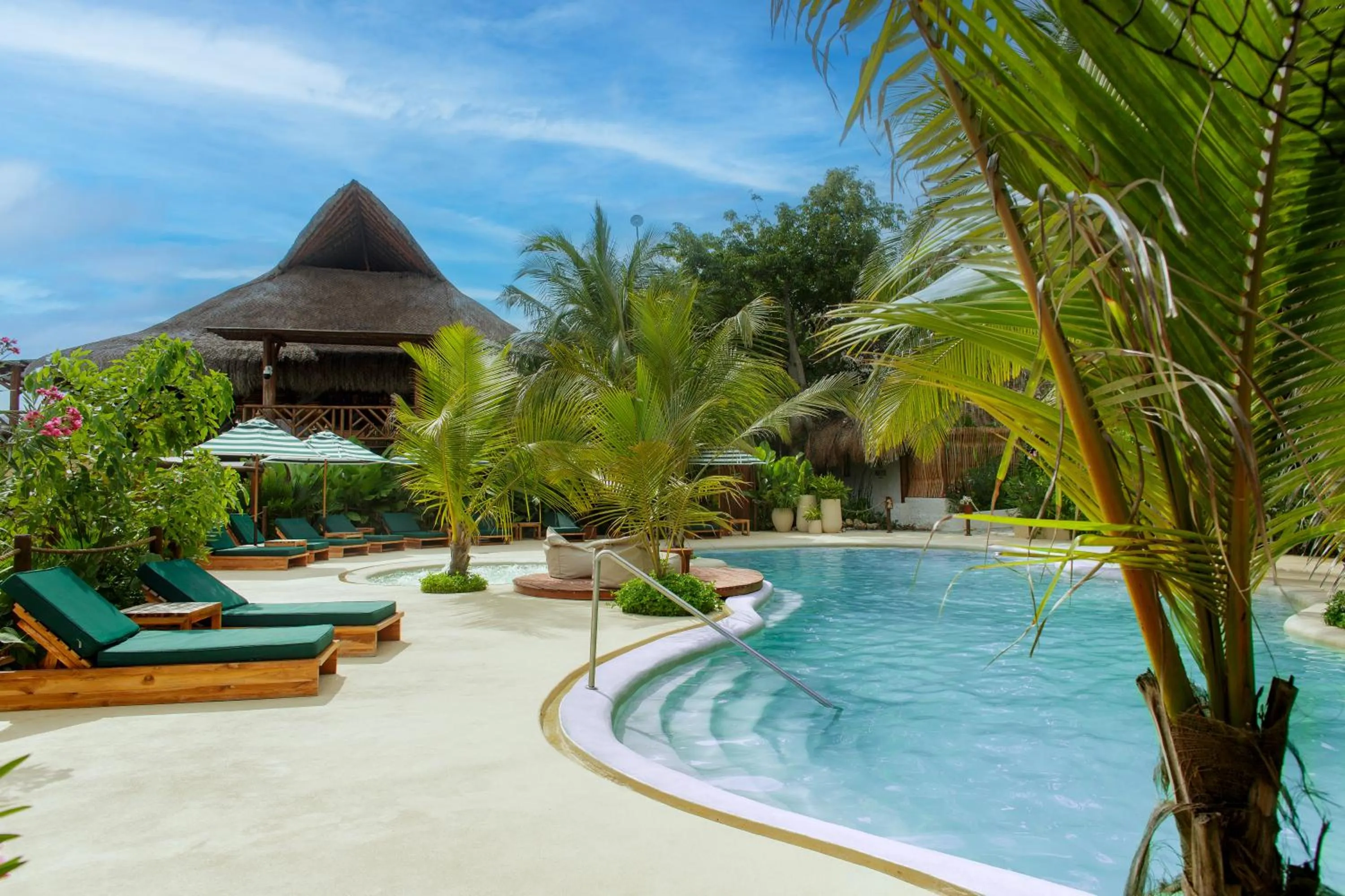 Pool view in Aura Hotel Barú