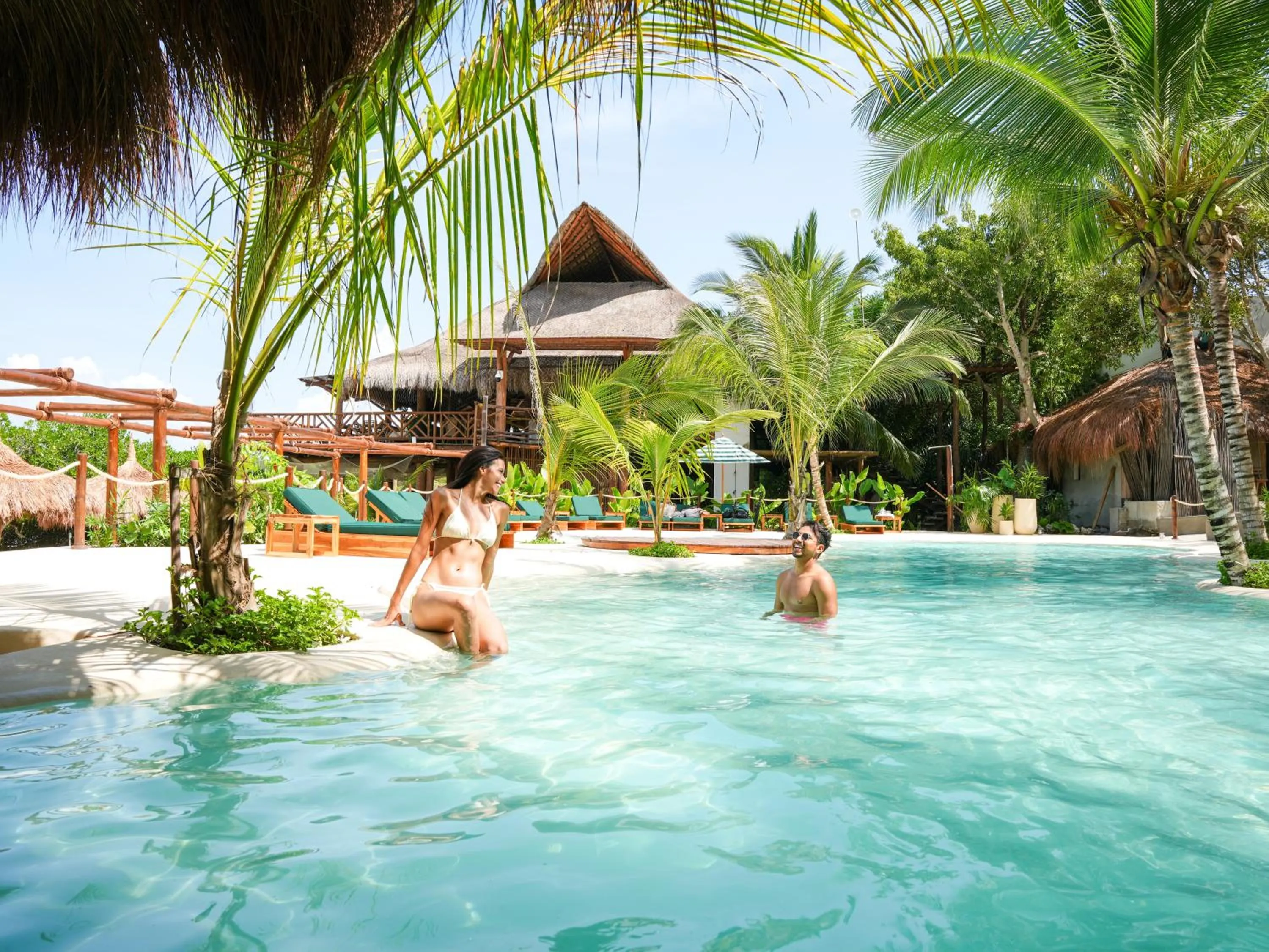 Swimming pool in Aura Hotel Barú