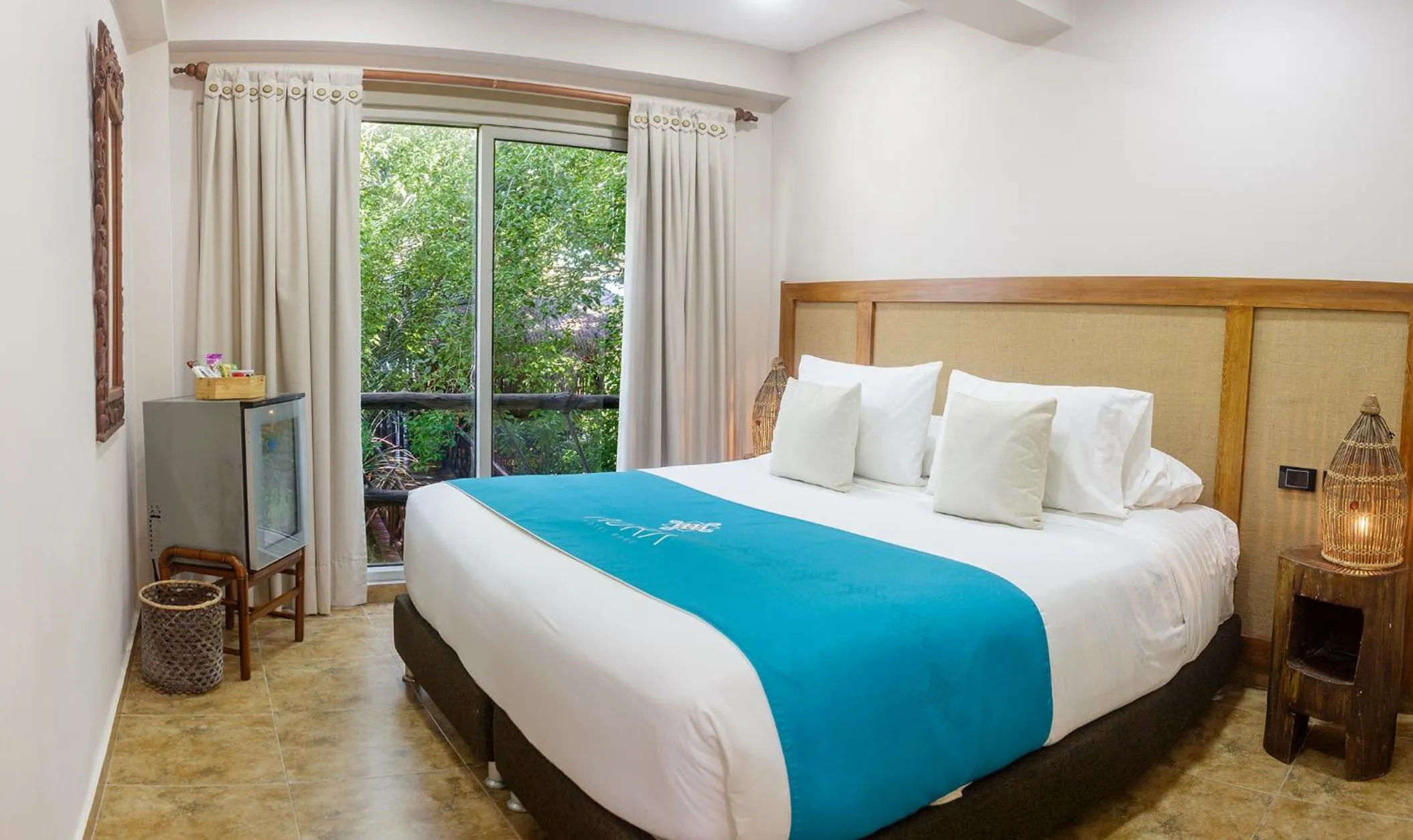 Bed in Aura Hotel Barú