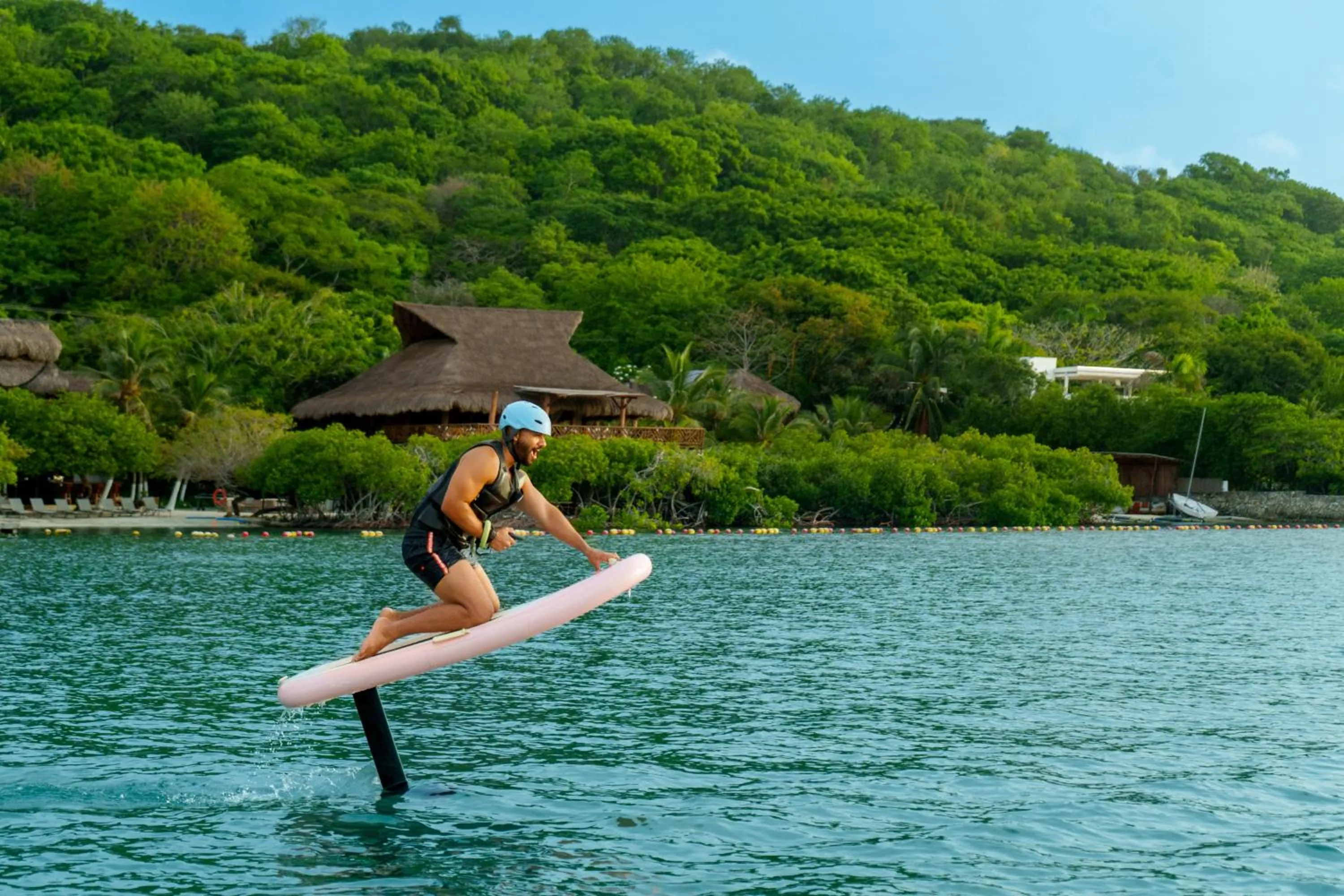People in Aura Hotel Barú