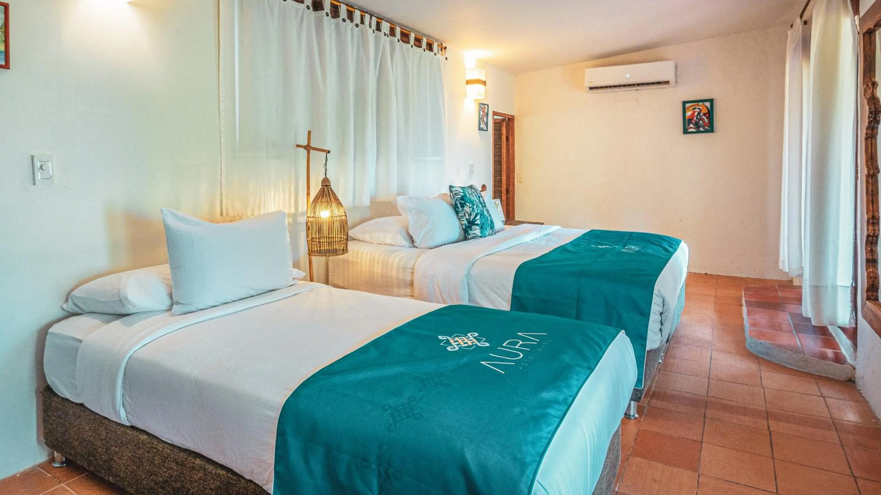 Bedroom, Bed in Aura Hotel Barú