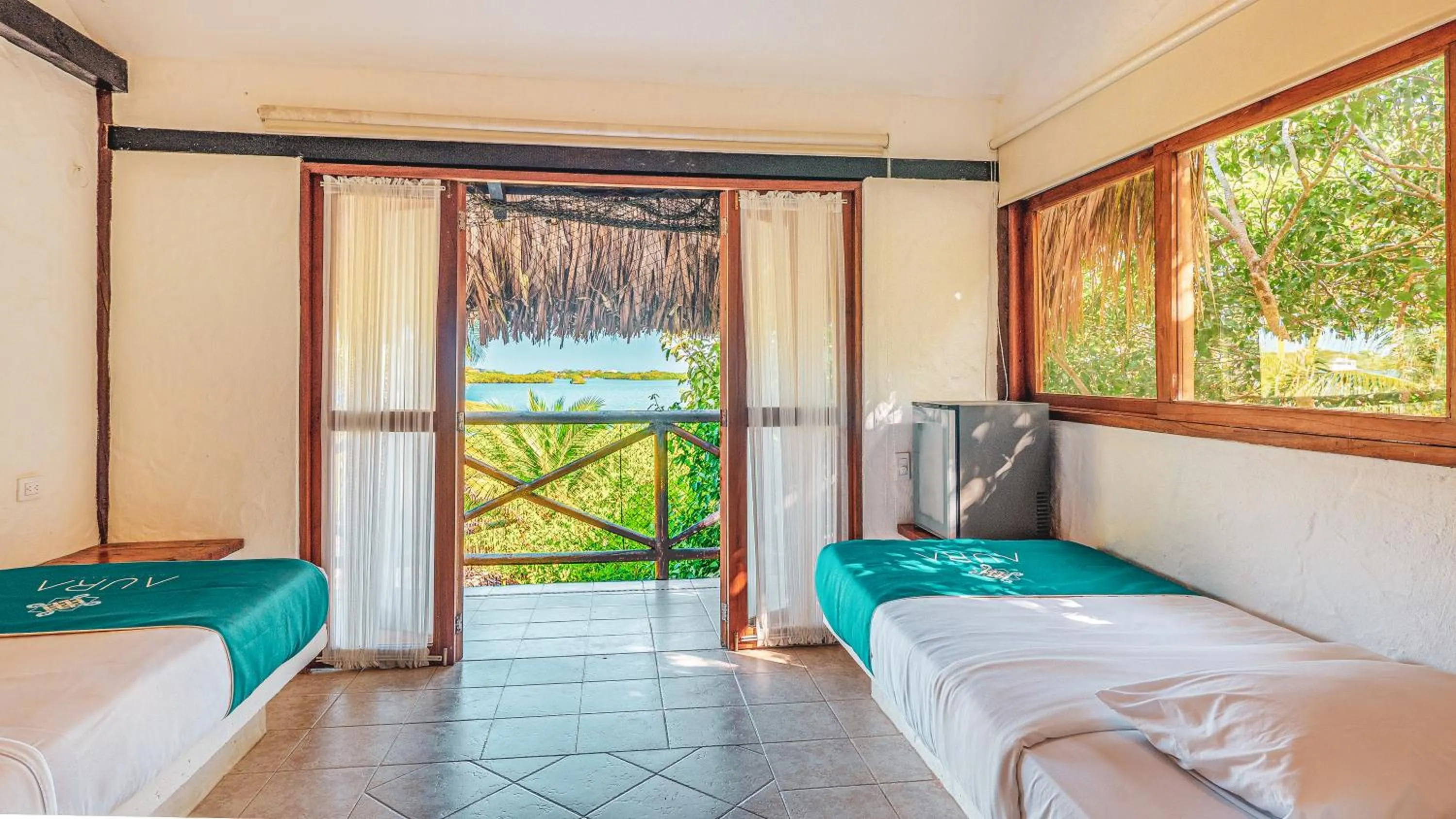 Bed in Aura Hotel Barú