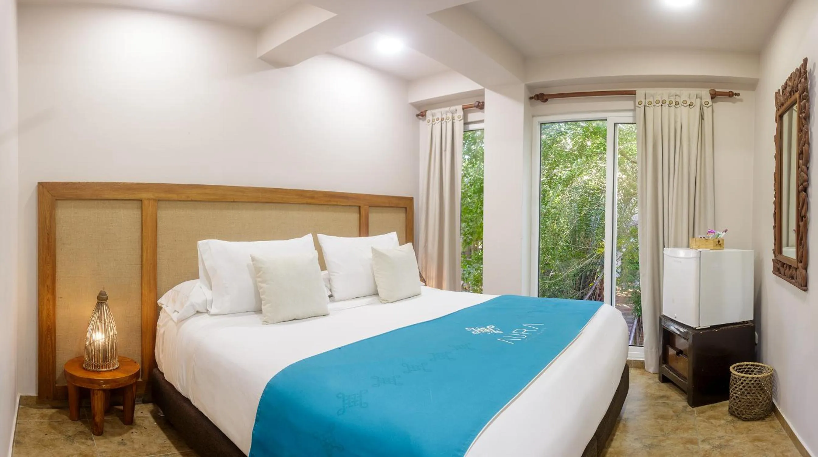 Bed in Aura Hotel Barú