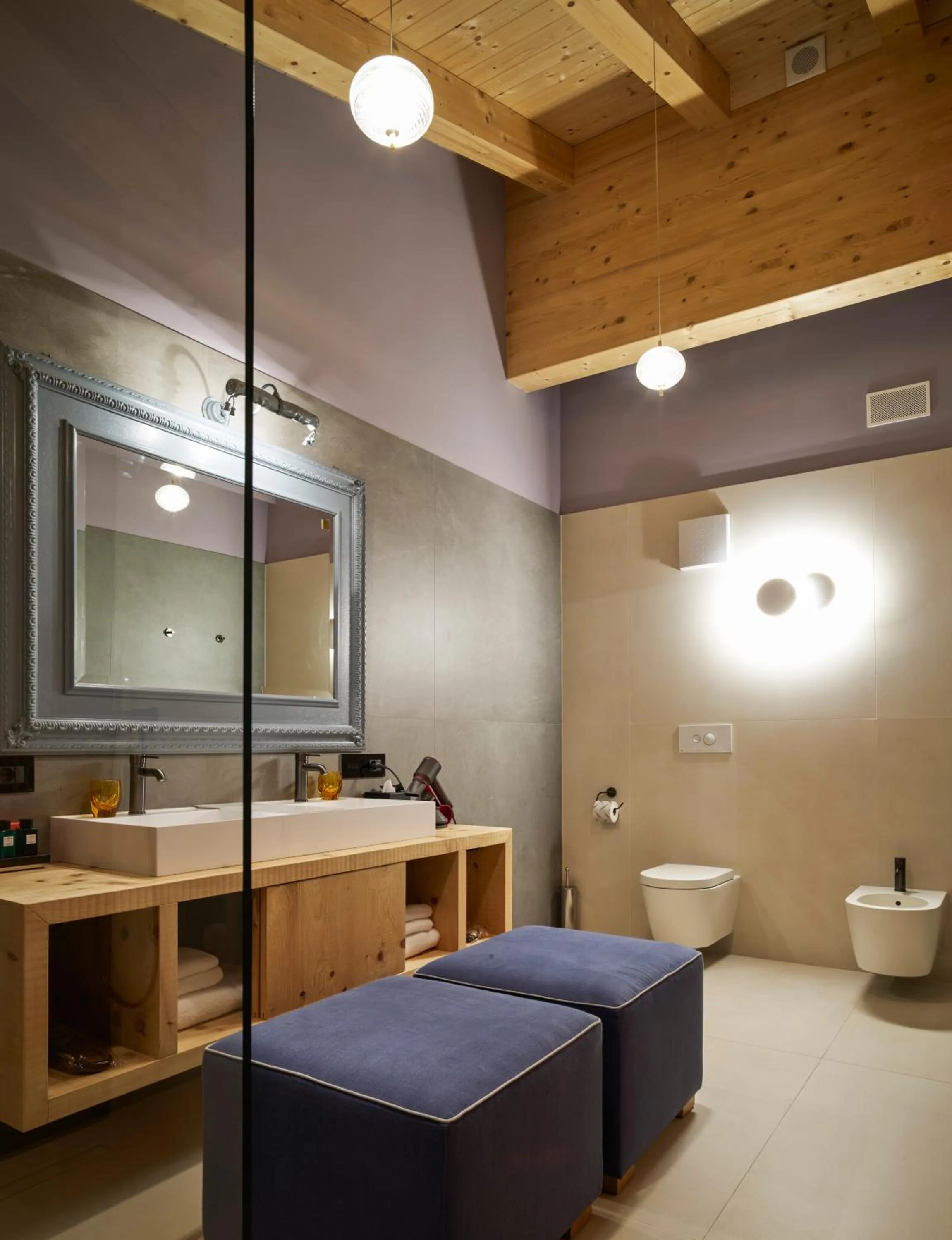 Bathroom in Dolomiti Lodge Alverà