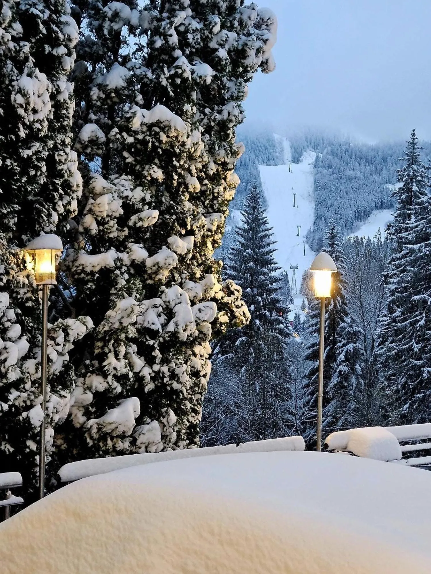 Landmark view in Hotel Piatra Mare