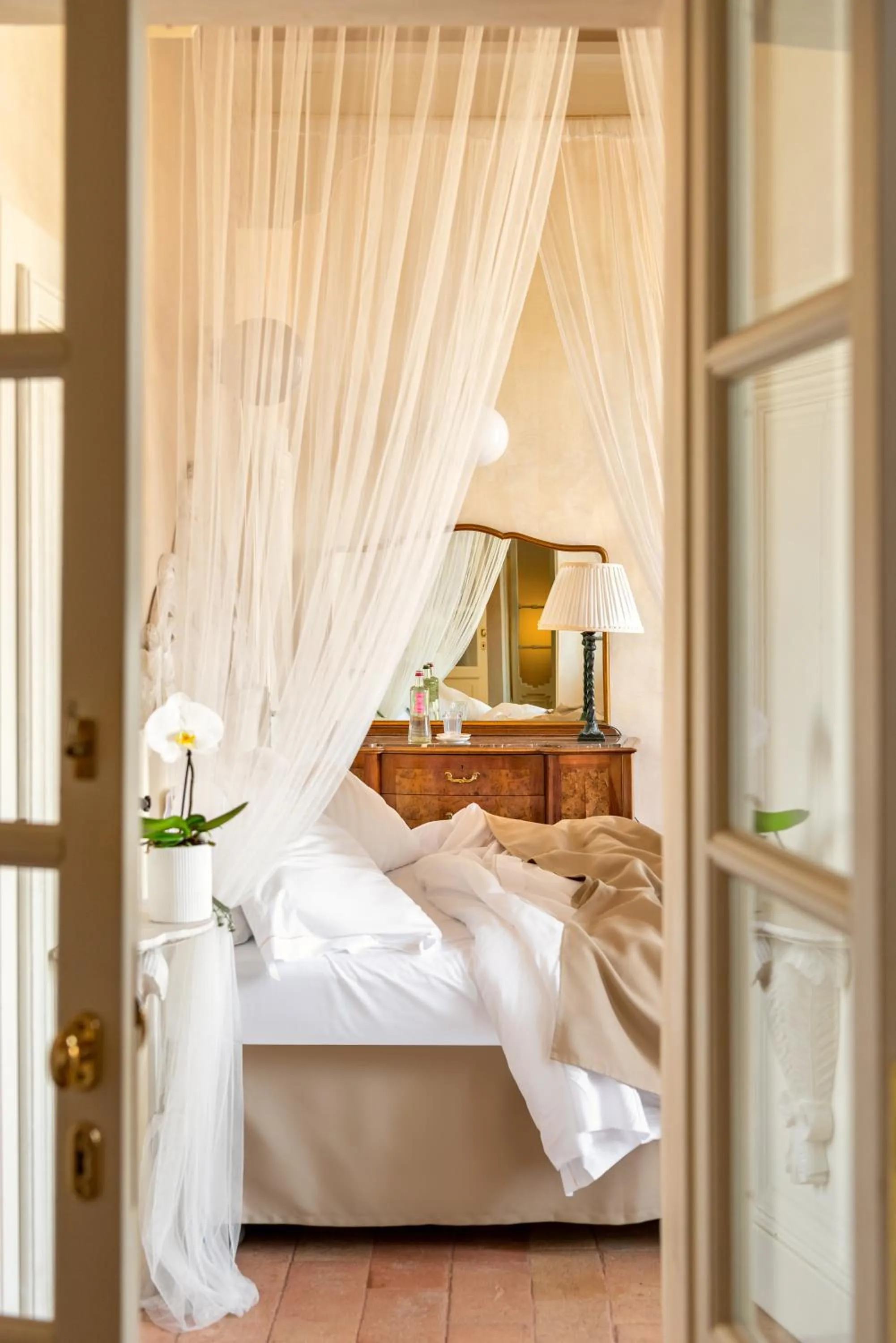 Bed in Hotel Palazzo Novello