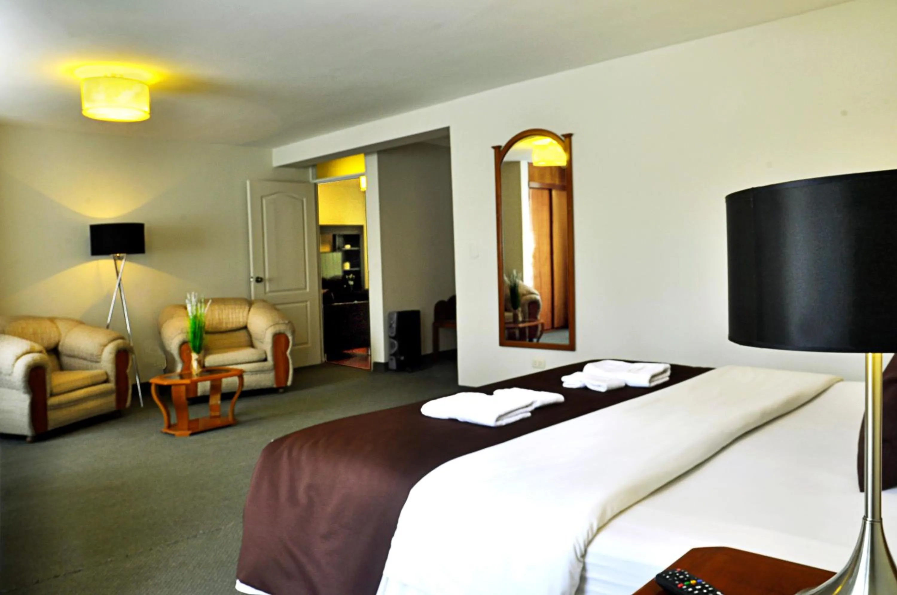 Bed in Casona Plaza Hotel Puno