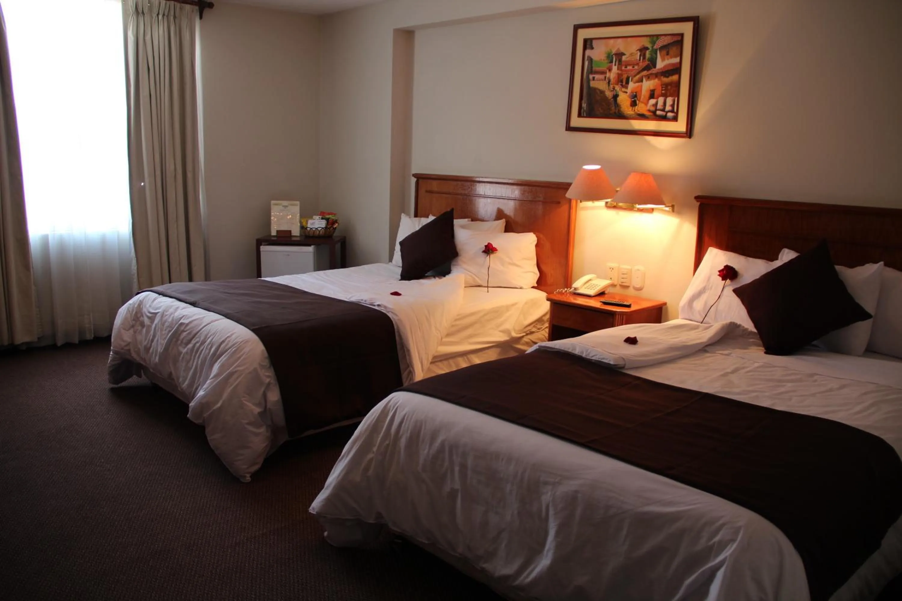 Bed in Casona Plaza Hotel Puno