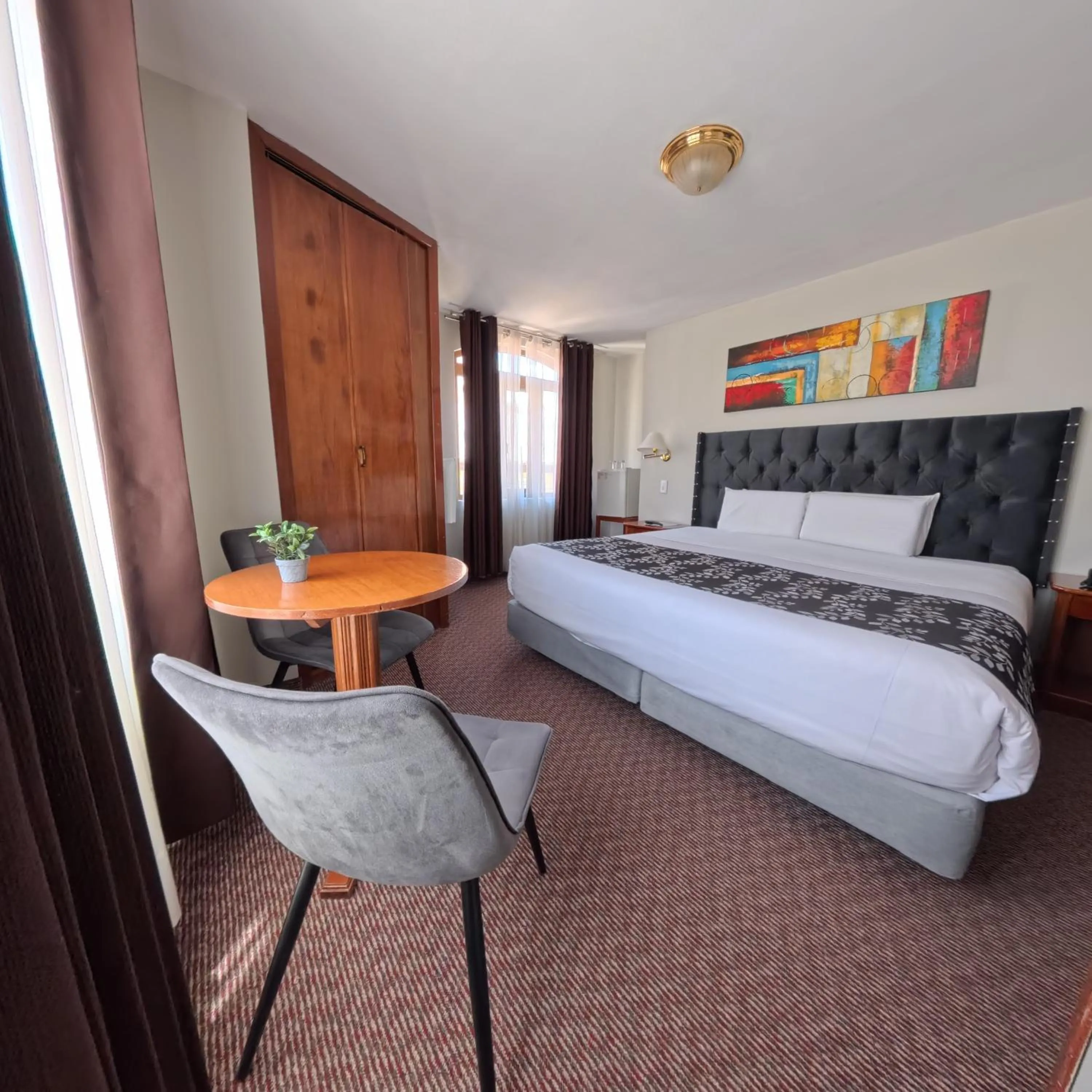 Bed in Casona Plaza Hotel Puno