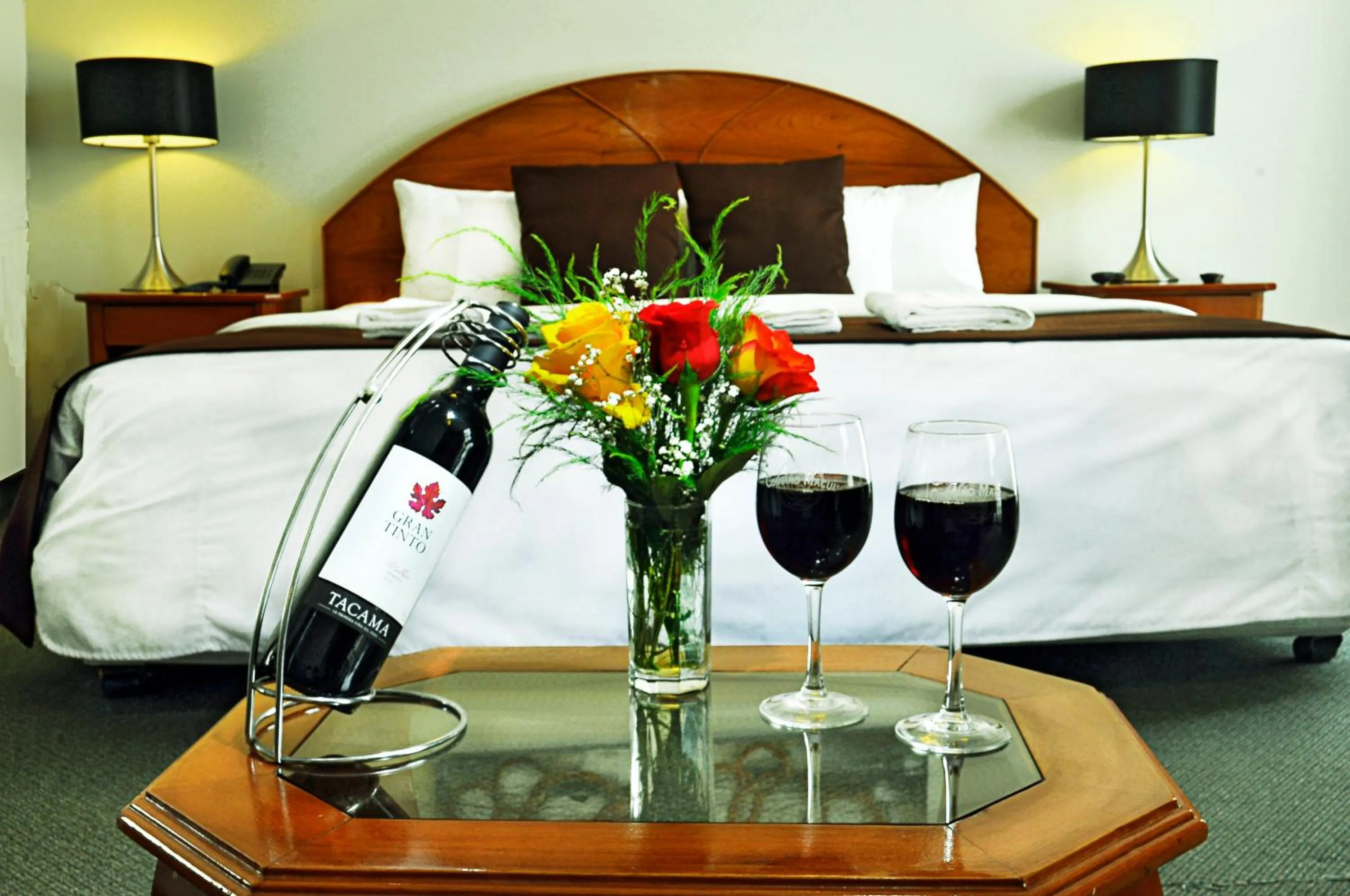 Bed in Casona Plaza Hotel Puno