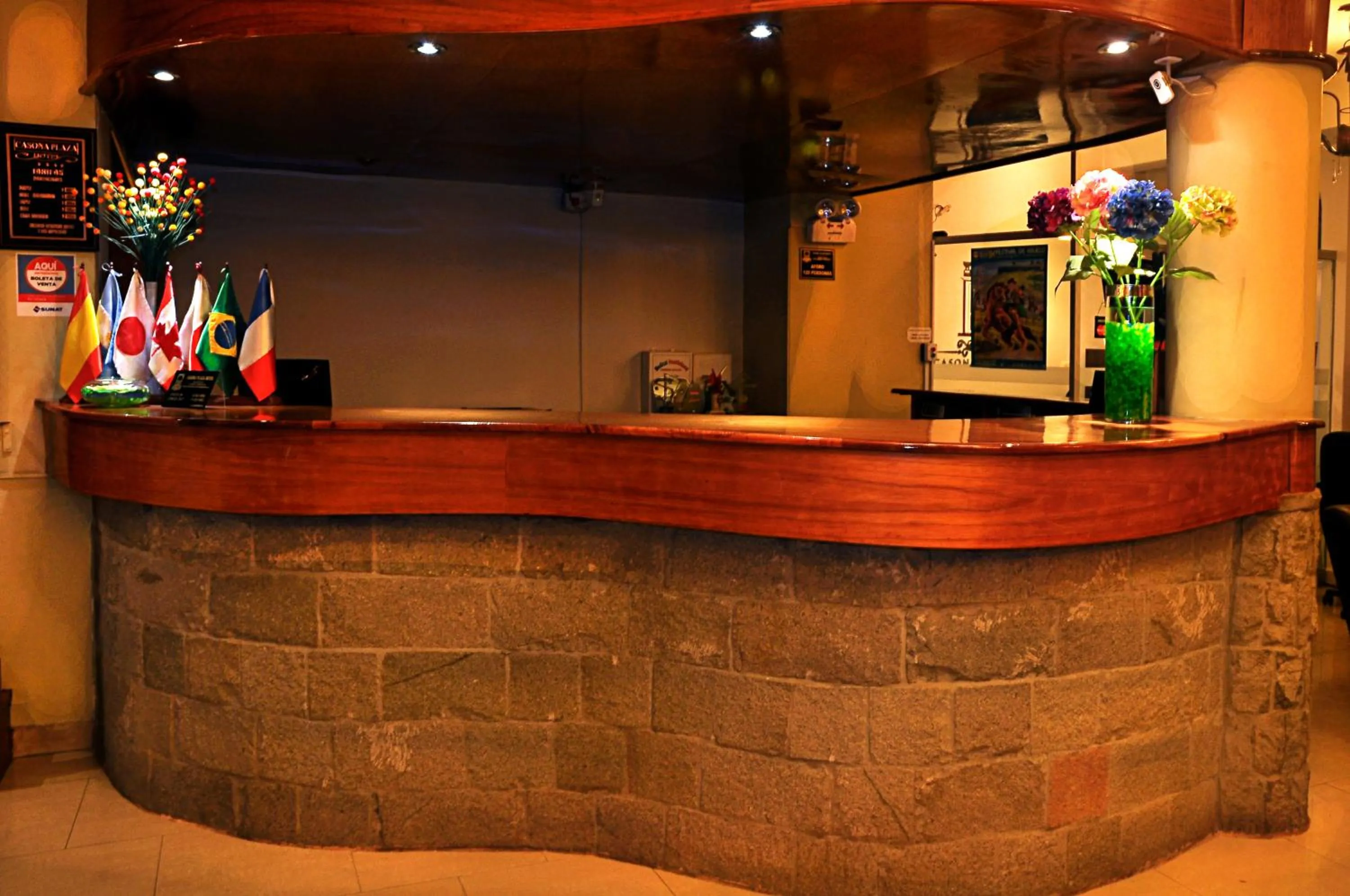 Lobby or reception in Casona Plaza Hotel Puno