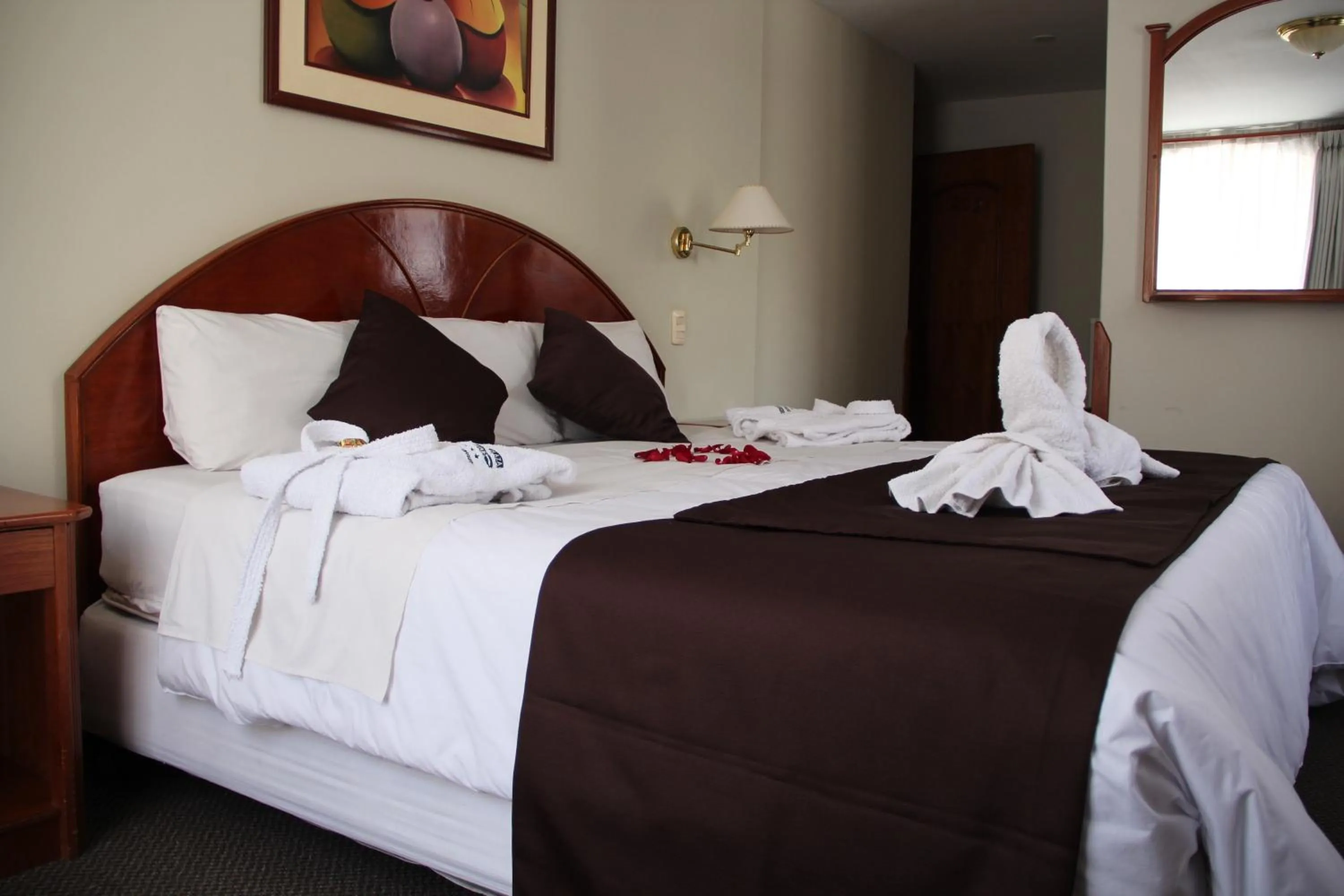 Bed in Casona Plaza Hotel Puno