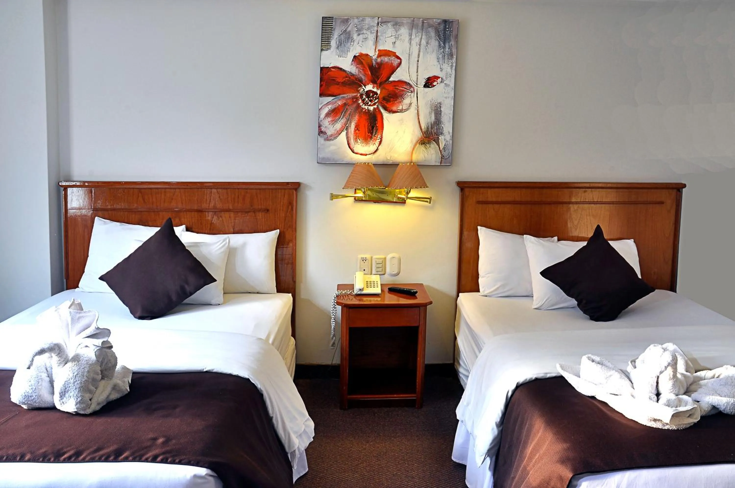 Bed in Casona Plaza Hotel Puno