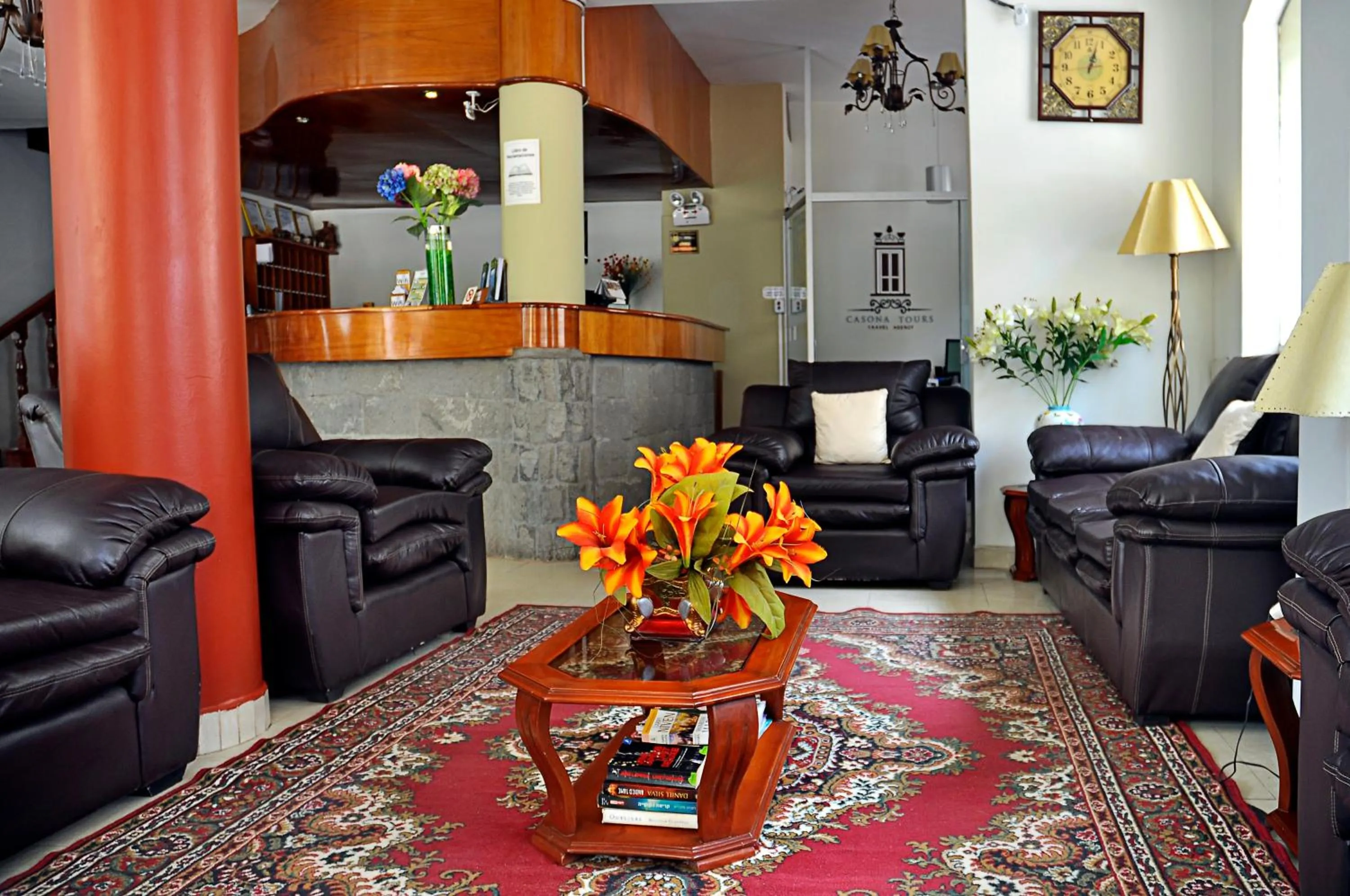 Lobby or reception in Casona Plaza Hotel Puno