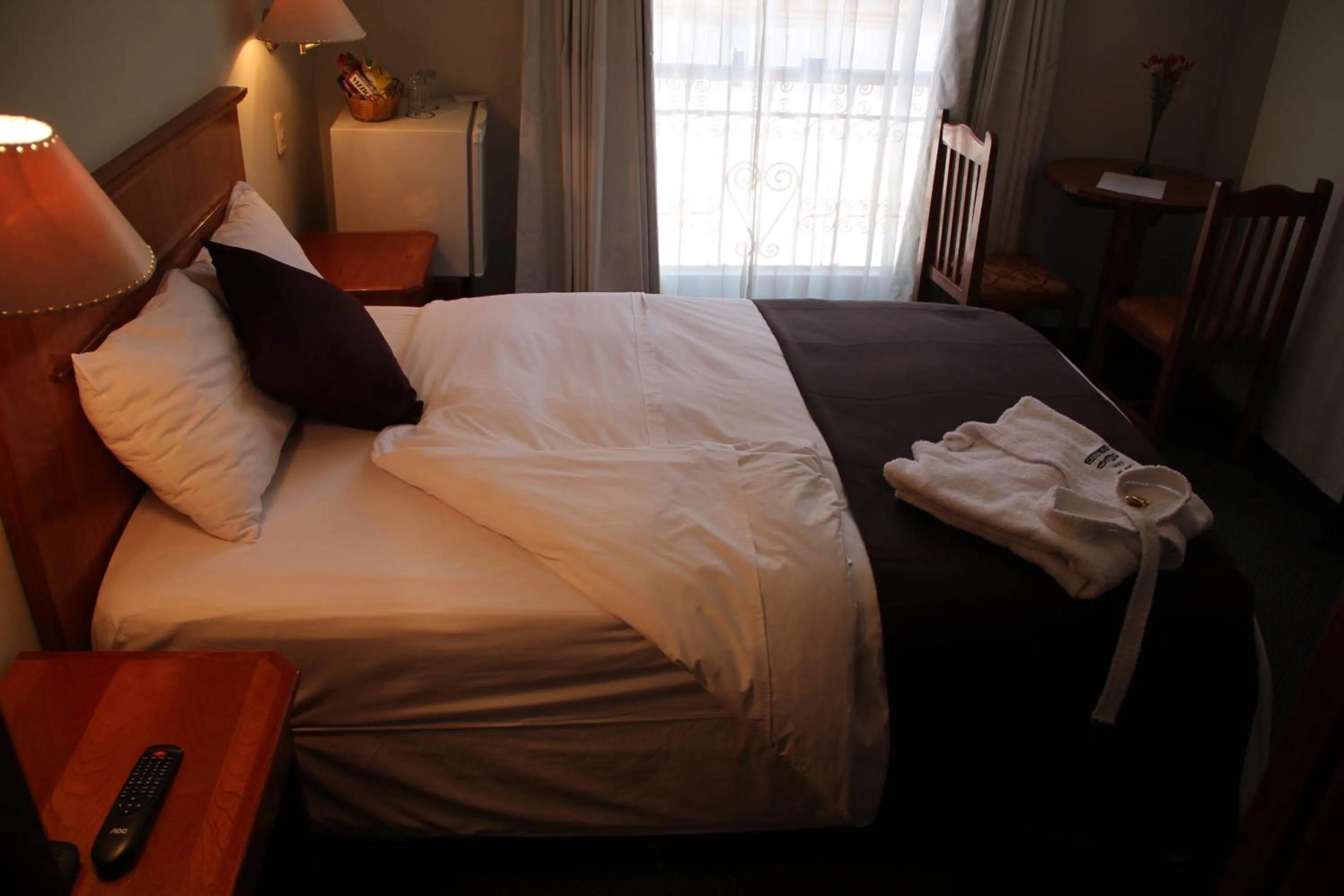 Bed in Casona Plaza Hotel Puno
