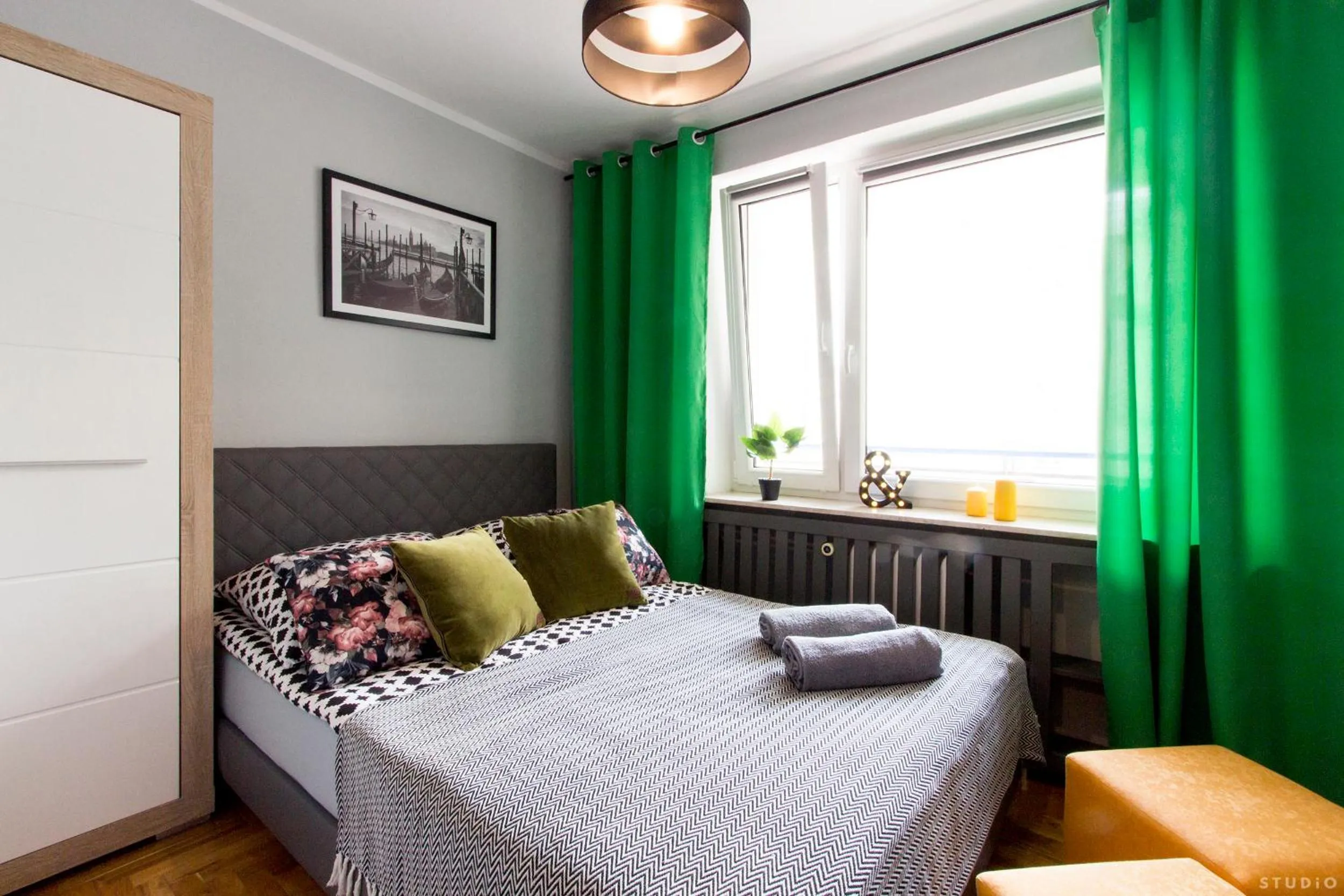 Photo of the whole room, Bed in ClickTheFlat Hoża Street Apart Rooms