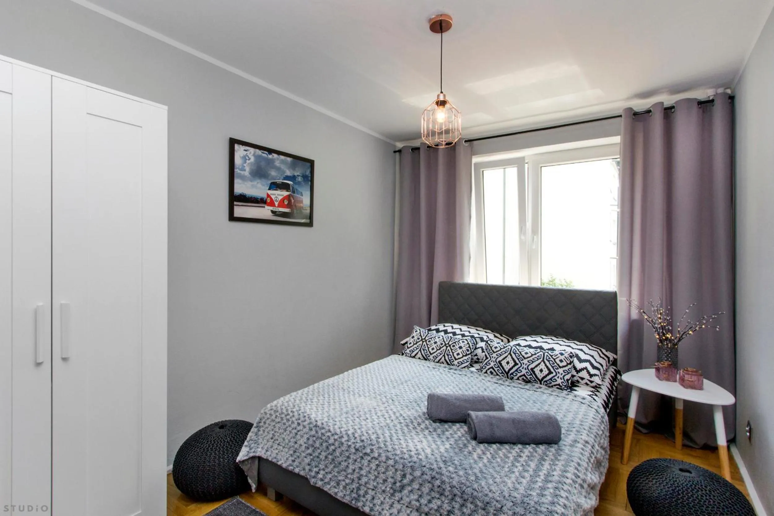 Photo of the whole room, Bed in ClickTheFlat Hoża Street Apart Rooms