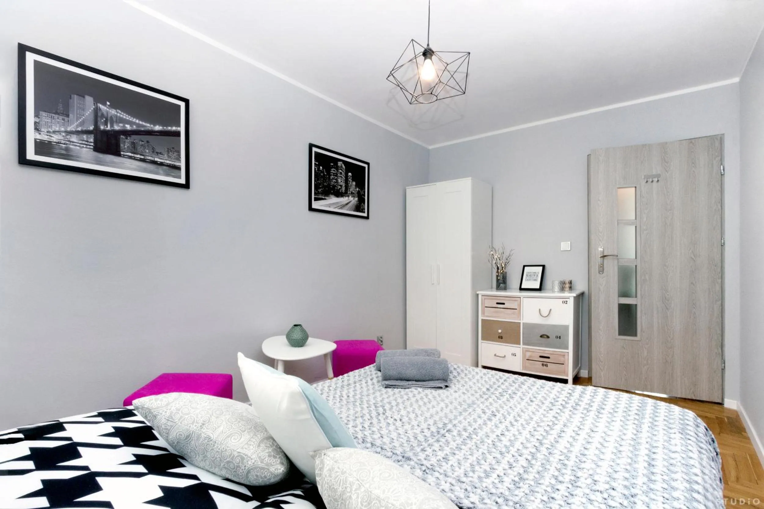 Photo of the whole room, Bed in ClickTheFlat Hoża Street Apart Rooms