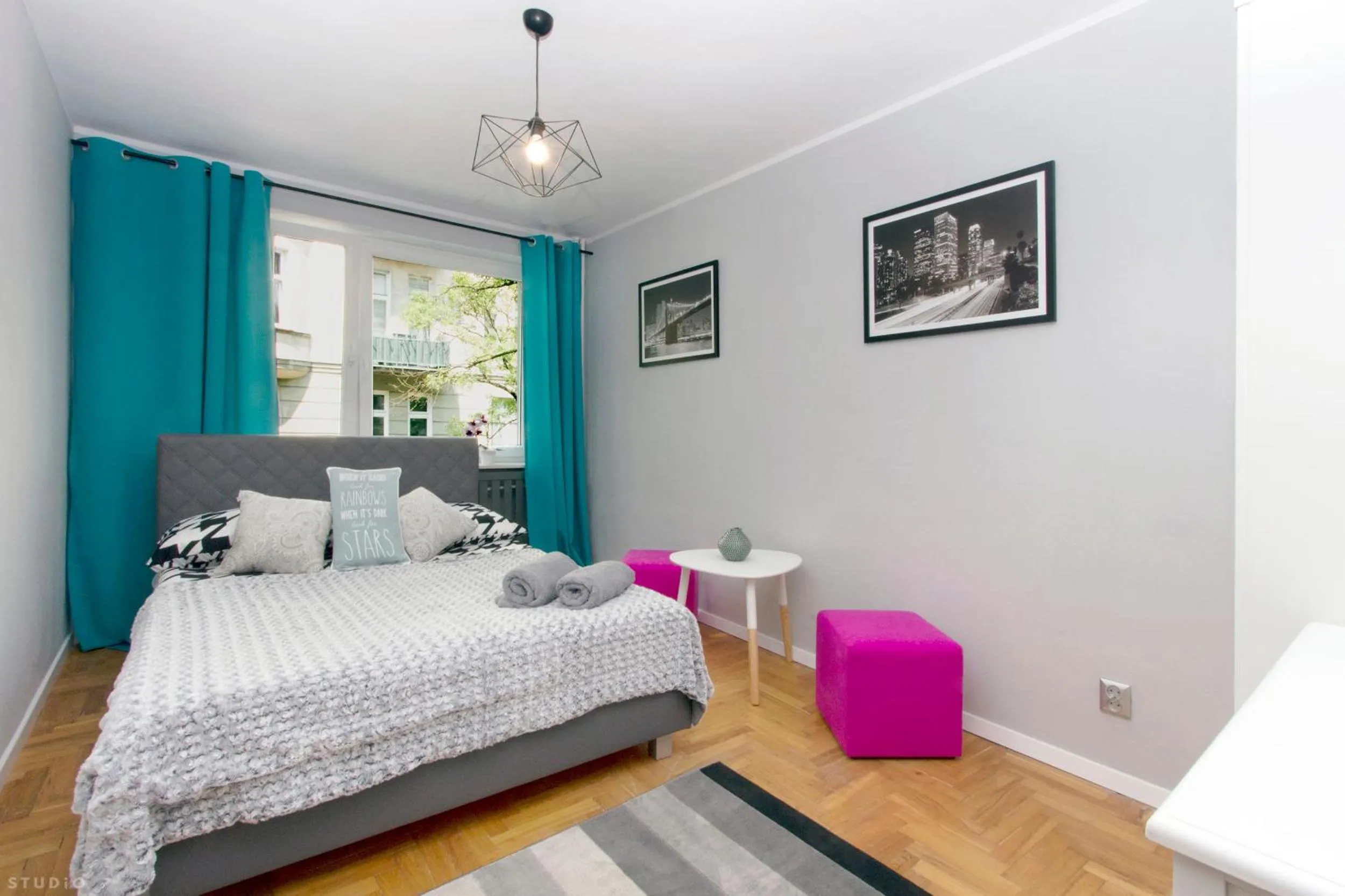 Photo of the whole room, Bed in ClickTheFlat Hoża Street Apart Rooms