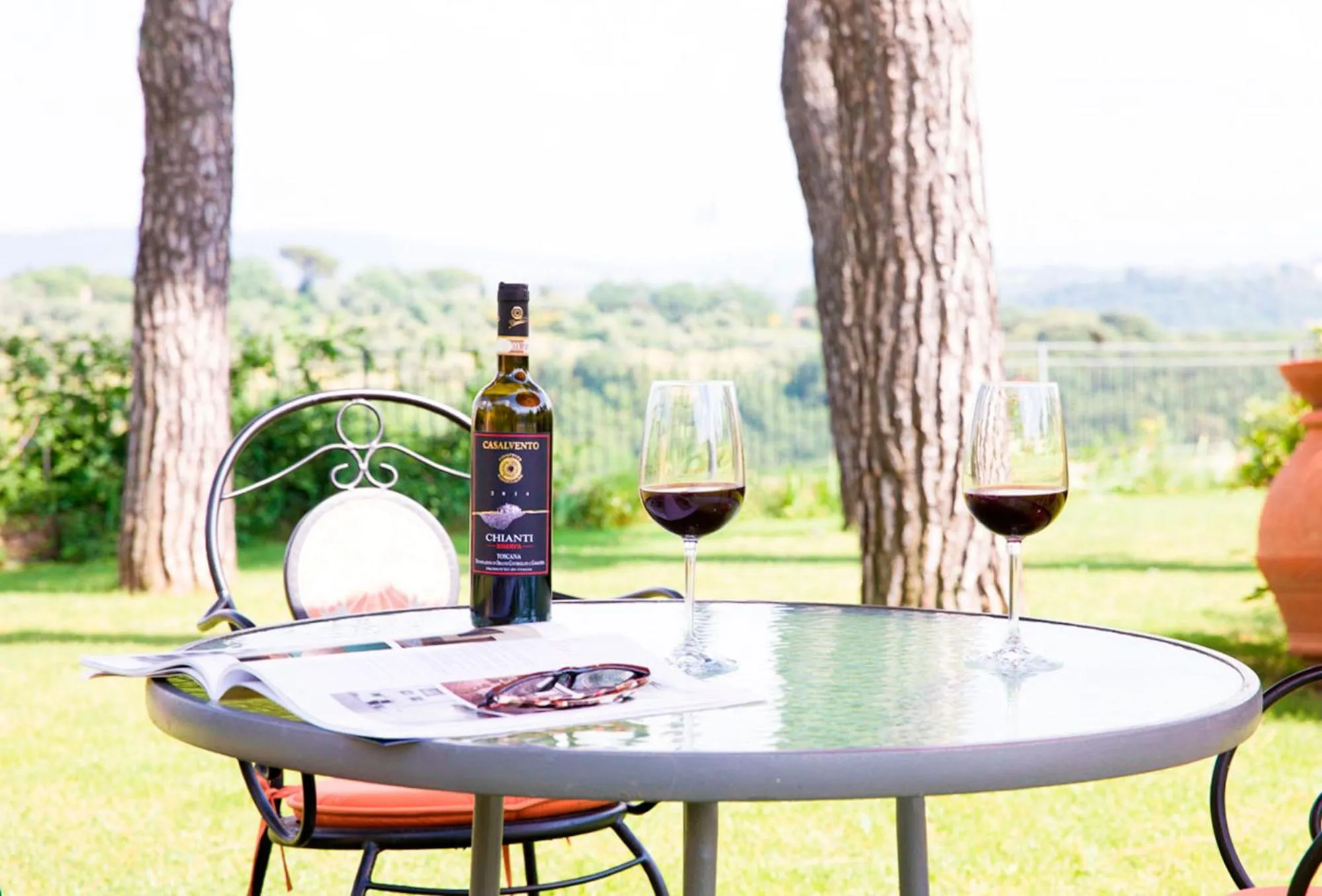 Garden in Villa Il Fedino