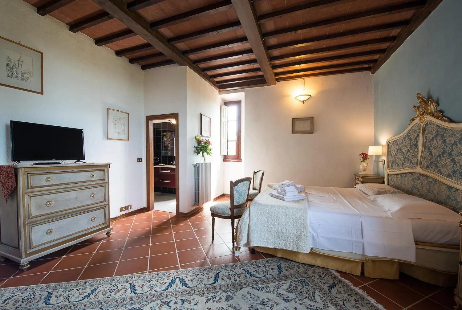 TV and multimedia, Bed in Villa Il Fedino