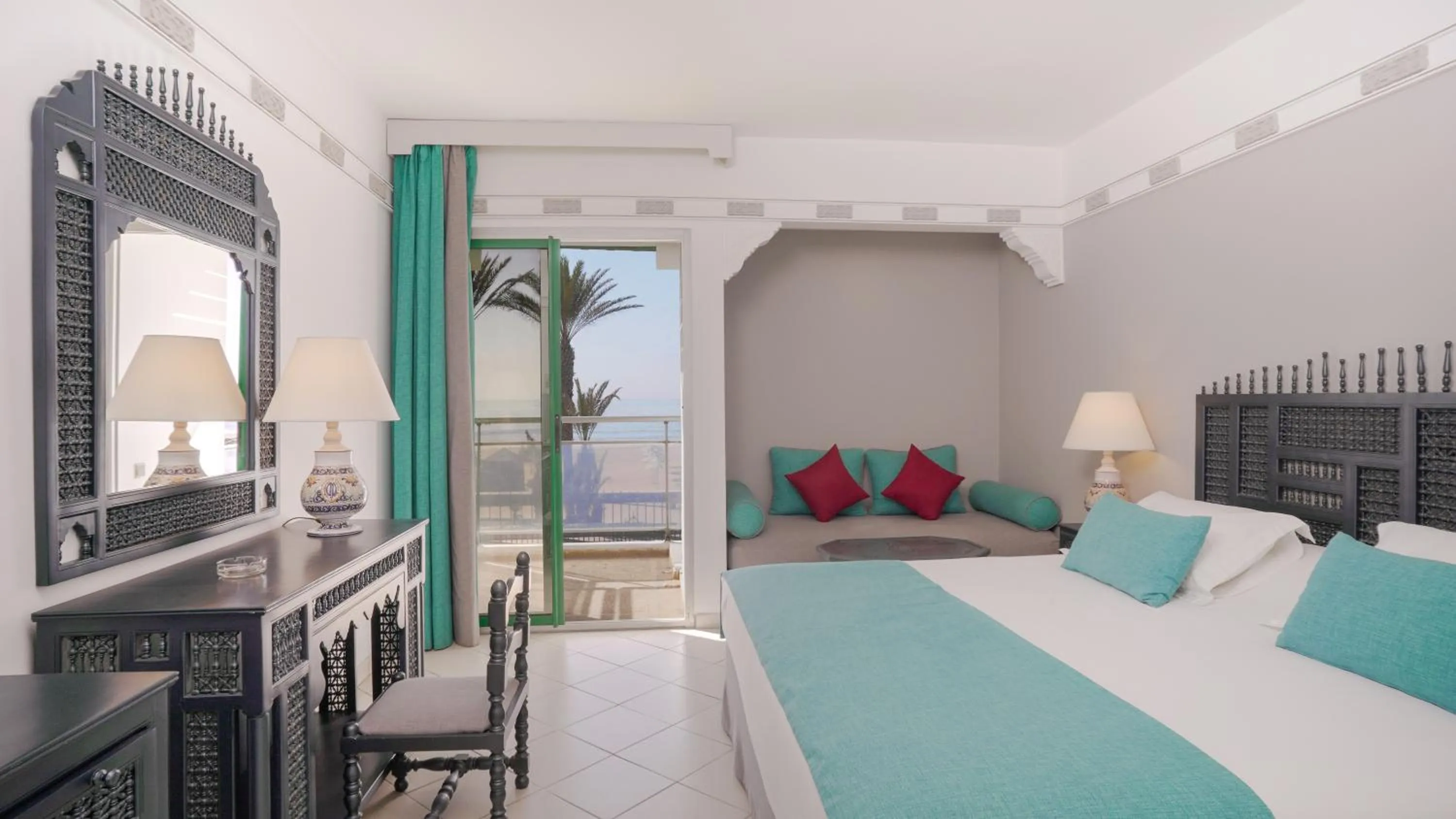 Sea view, Bed in Agadir Beach Club