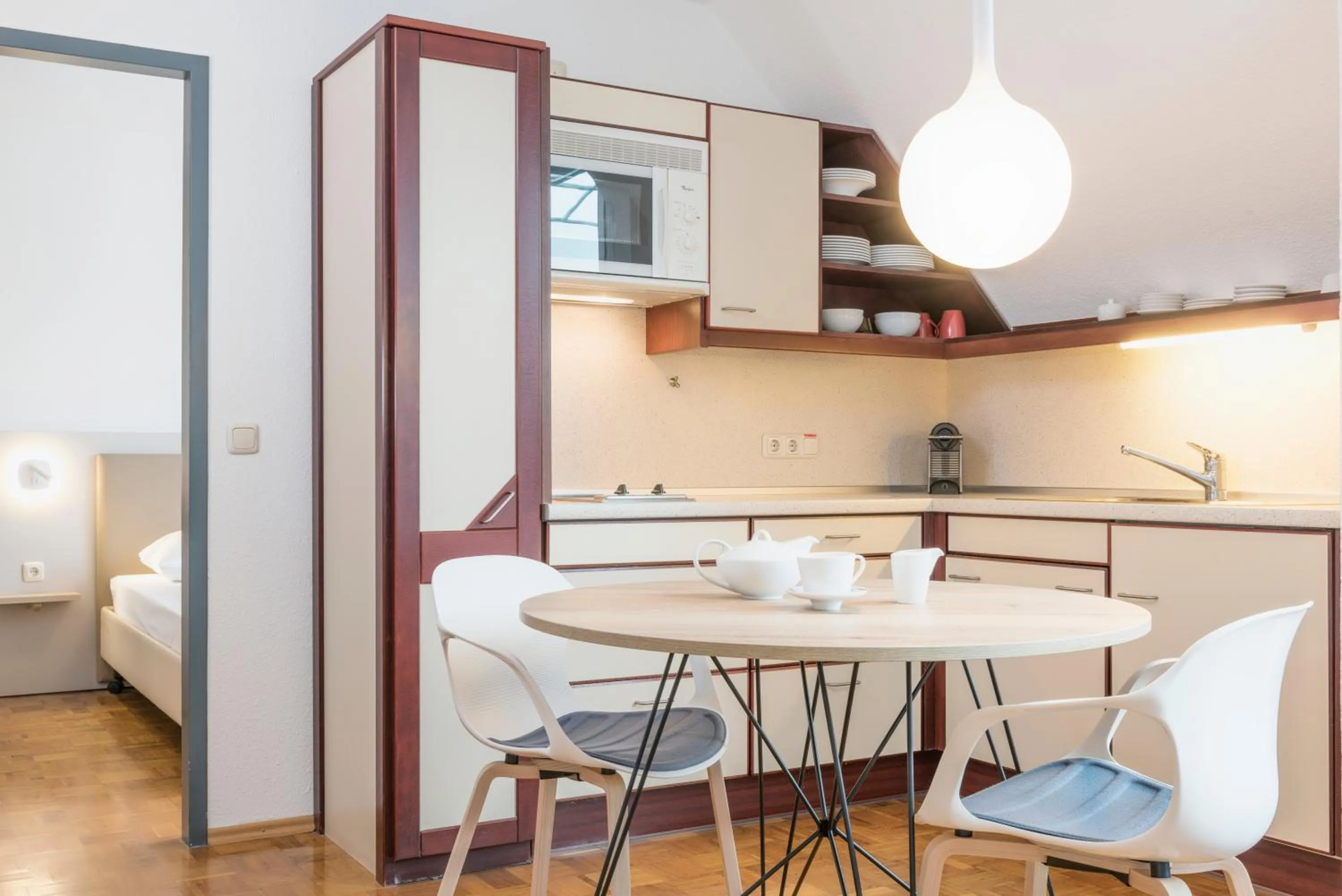 Kitchen or kitchenette in Hapimag Ferienwohnungen München