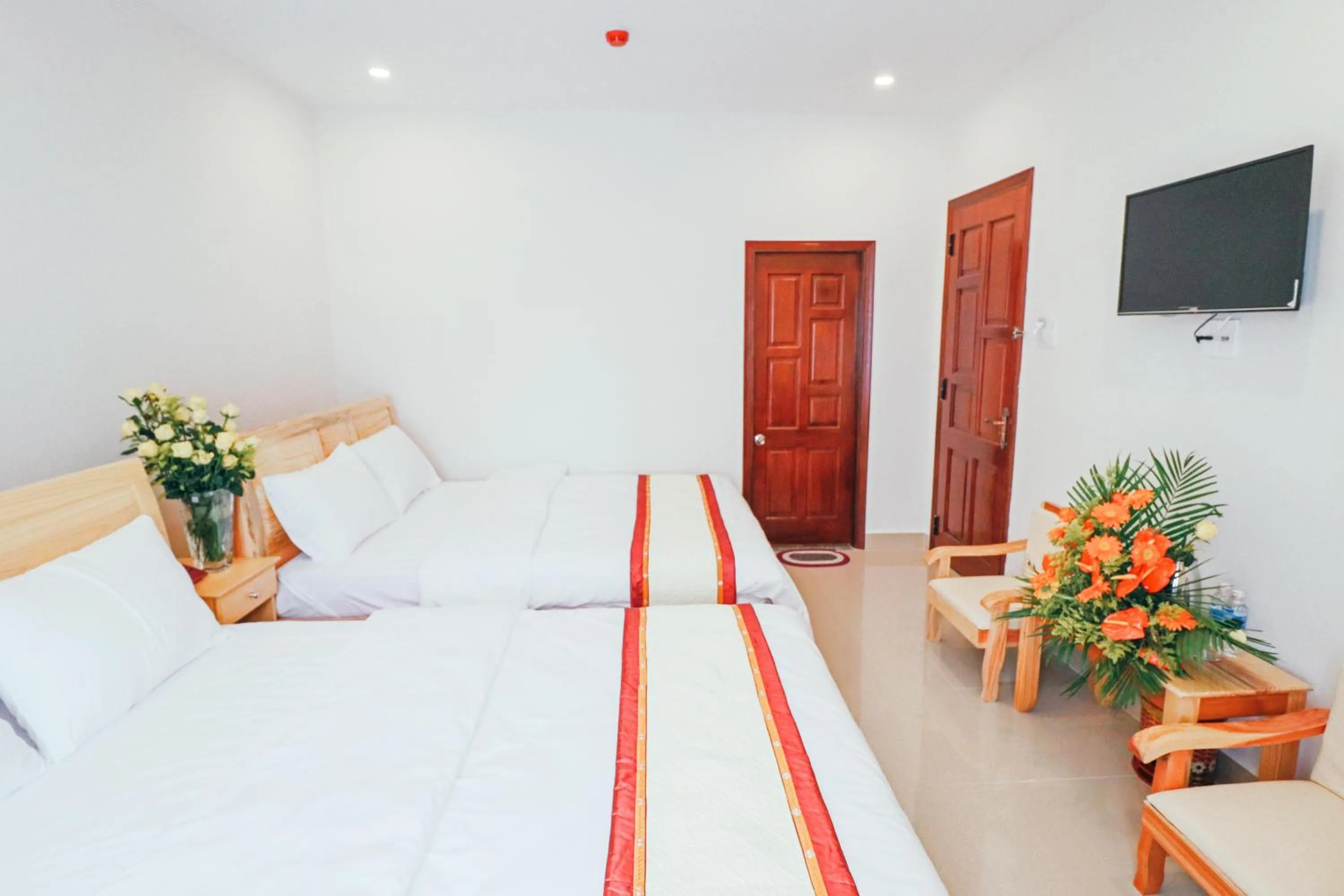 Bed in Mai Hoang Da Lat Hotel