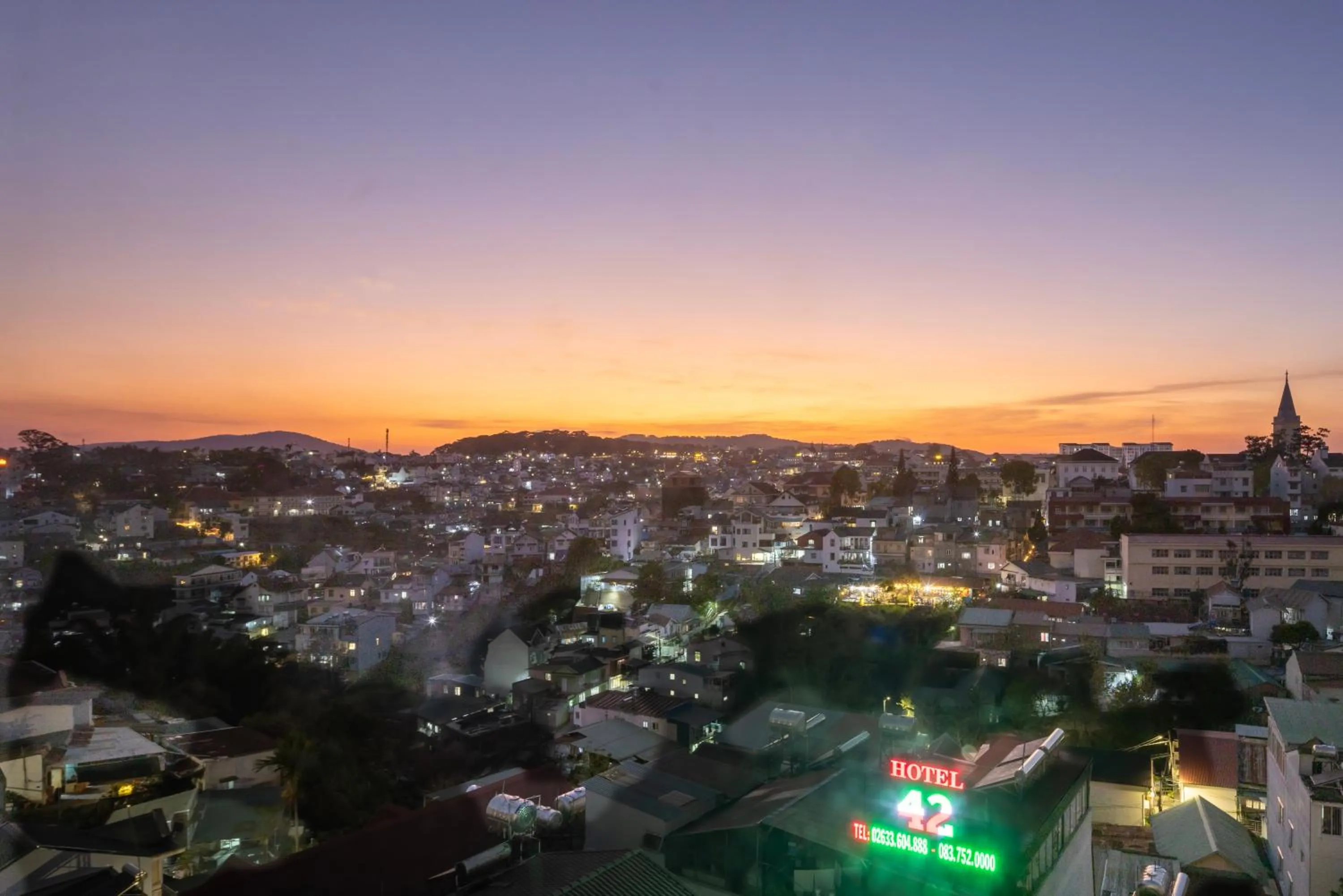 Bird's eye view in Mai Hoang Da Lat Hotel