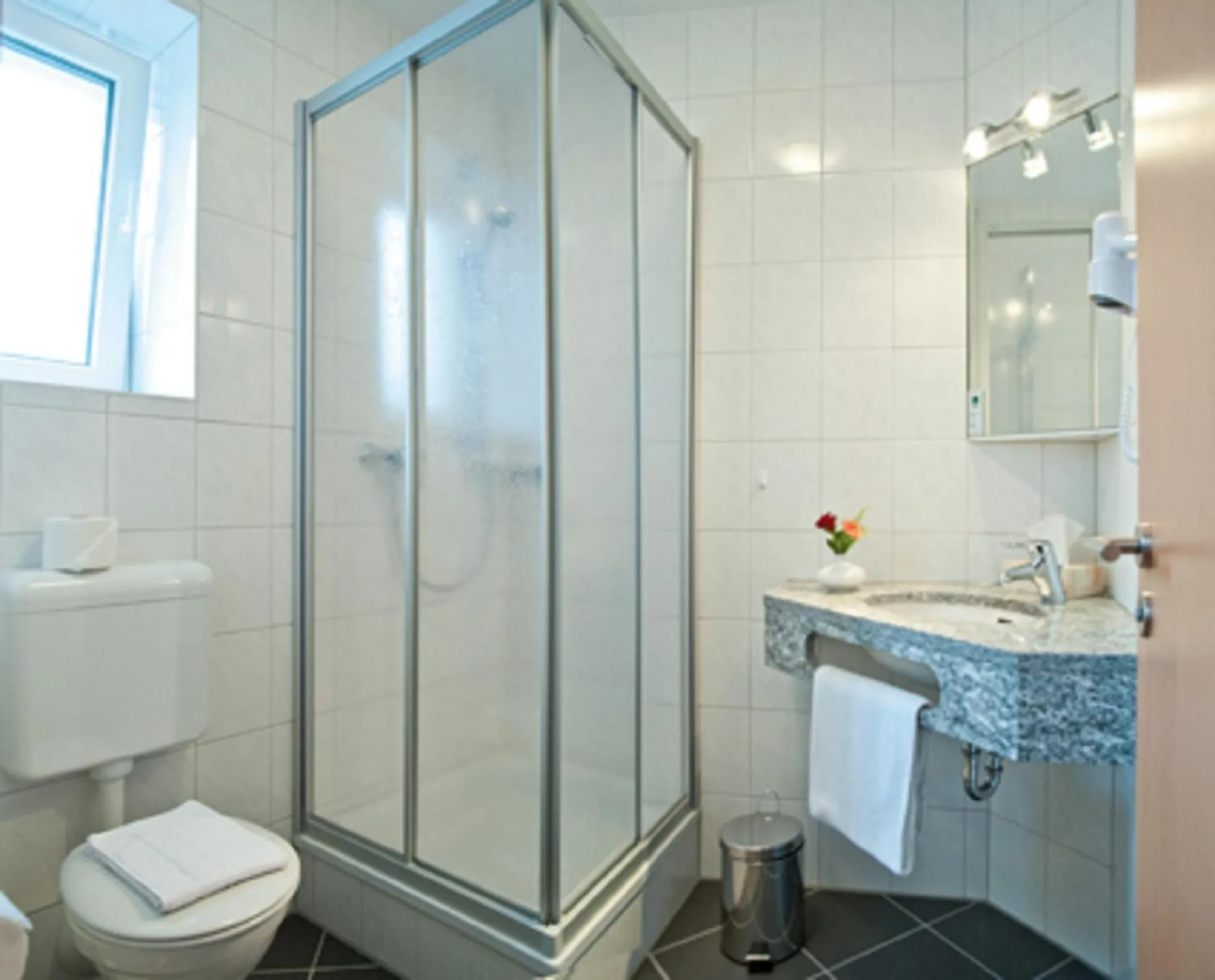 Bathroom in Hotel Beuss